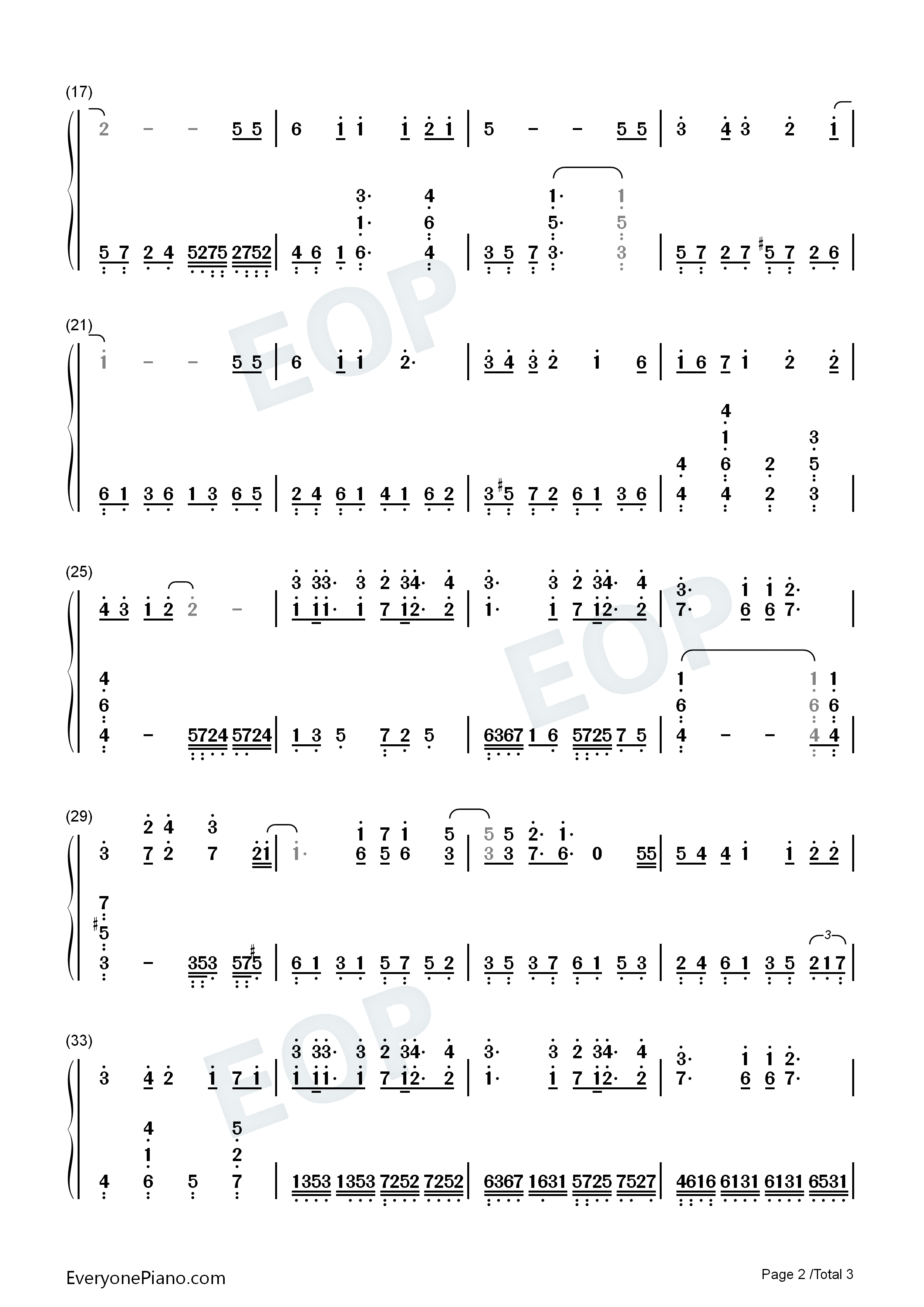 君=花钢琴简谱_pigstar演唱