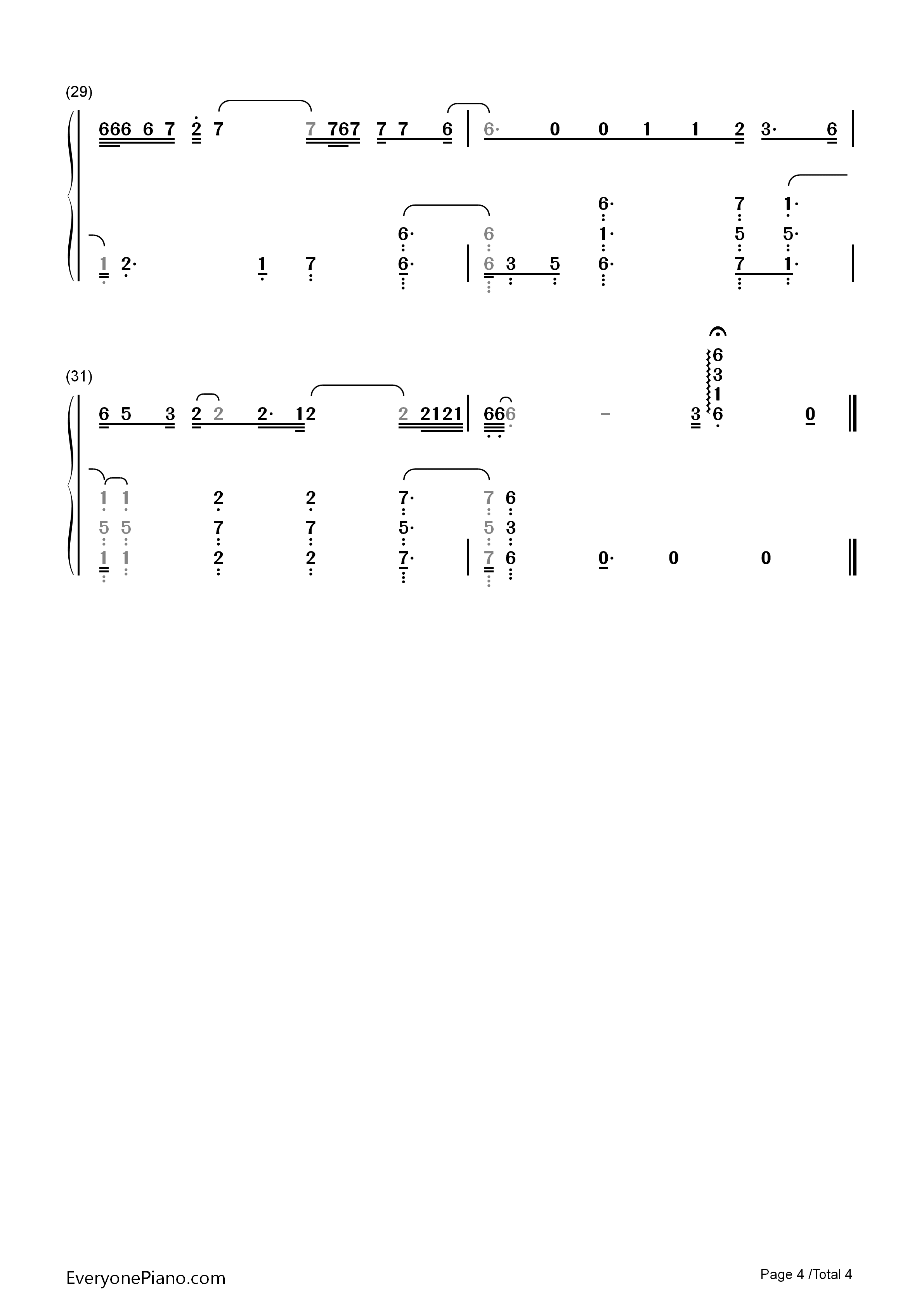 Born_to_Die钢琴简谱_Lana_Del_Rey演唱