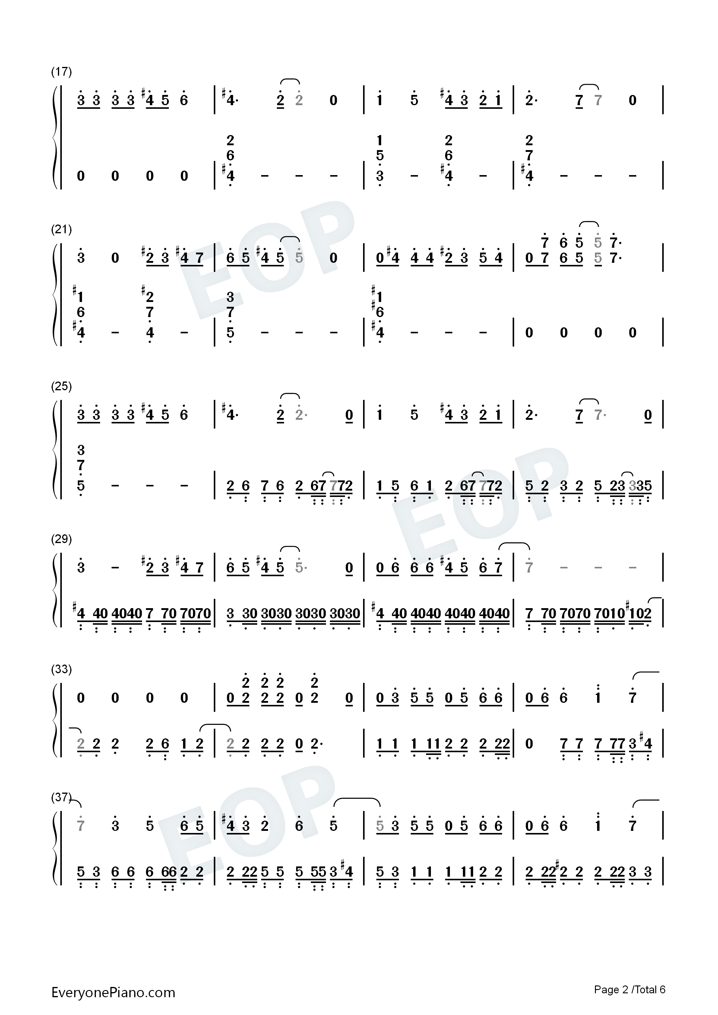 いつもいつでも钢琴简谱_AiM演唱