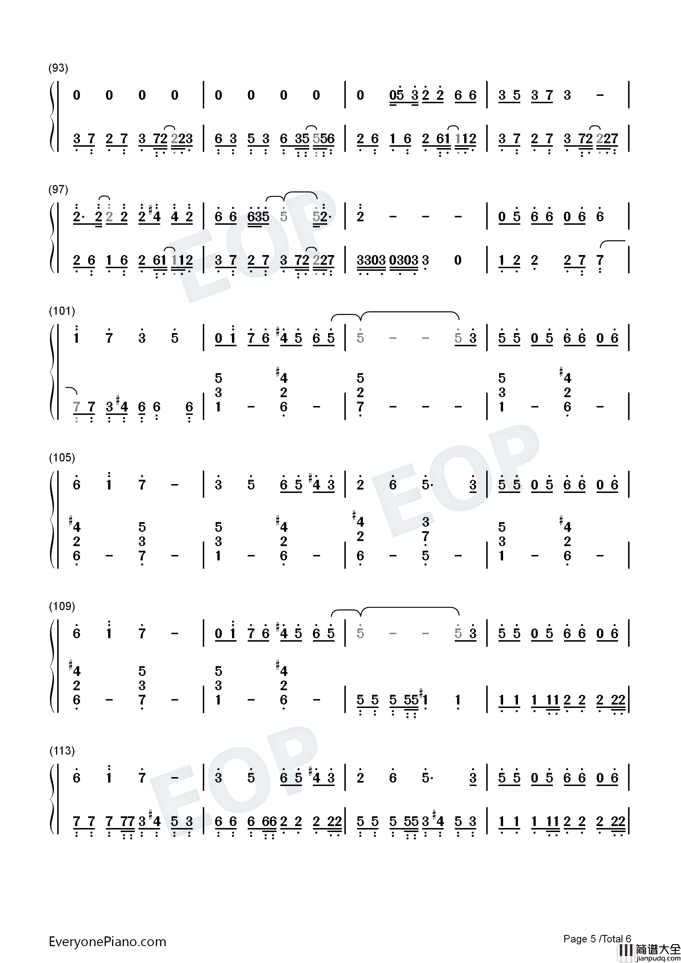 いつもいつでも钢琴简谱_AiM演唱