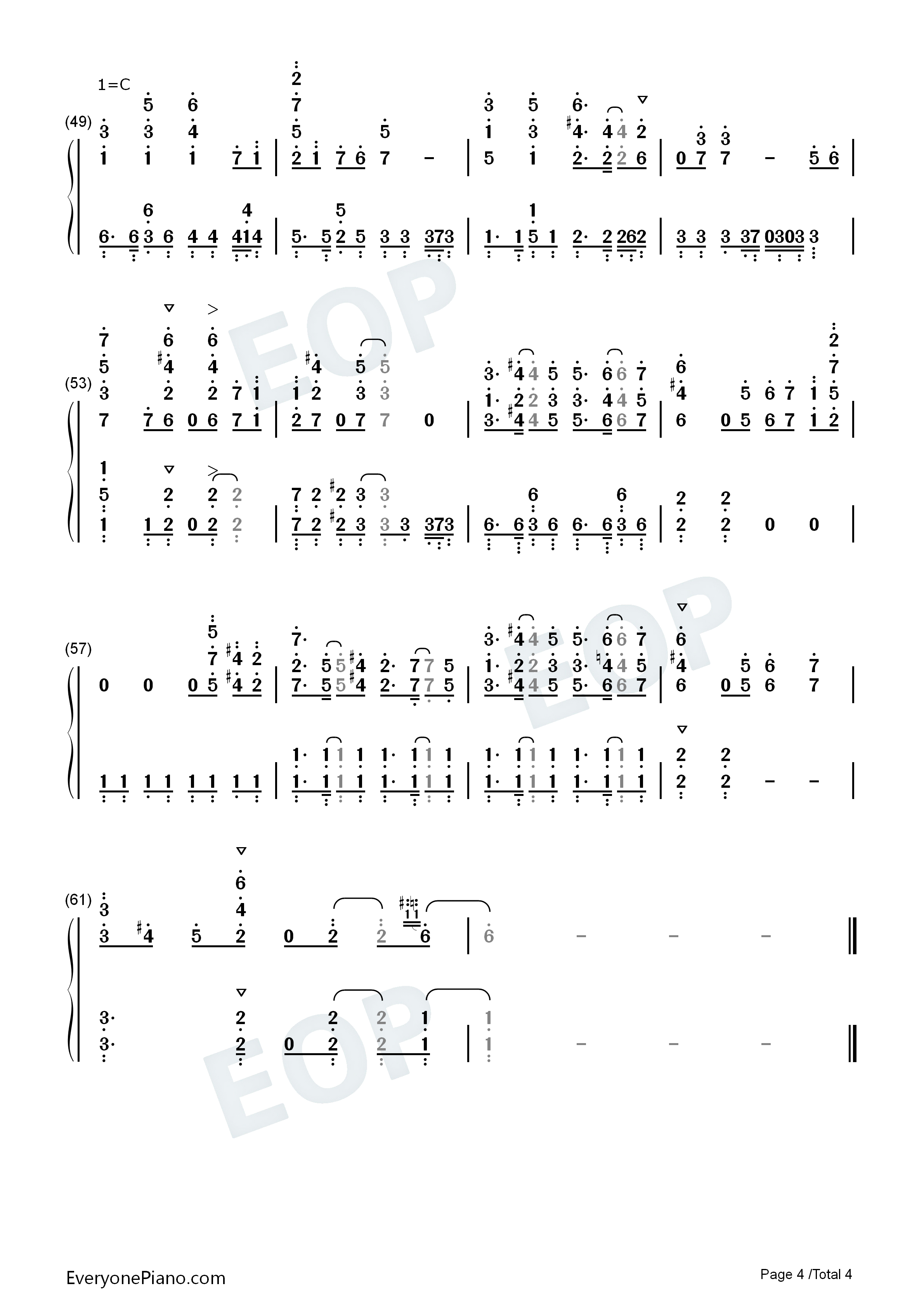 ETERNAL_BLAZE钢琴简谱_水树奈奈演唱