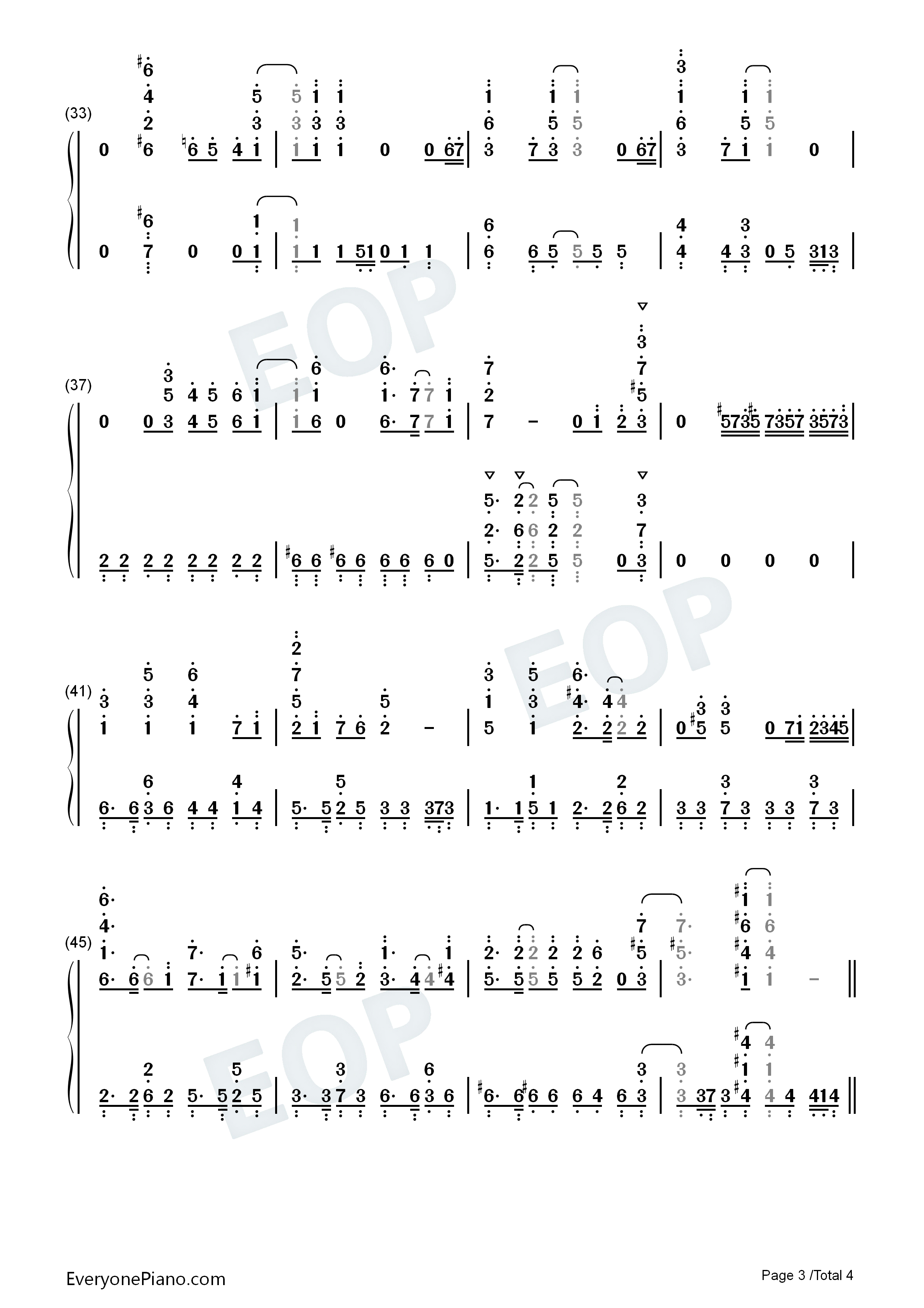 ETERNAL_BLAZE钢琴简谱_水树奈奈演唱