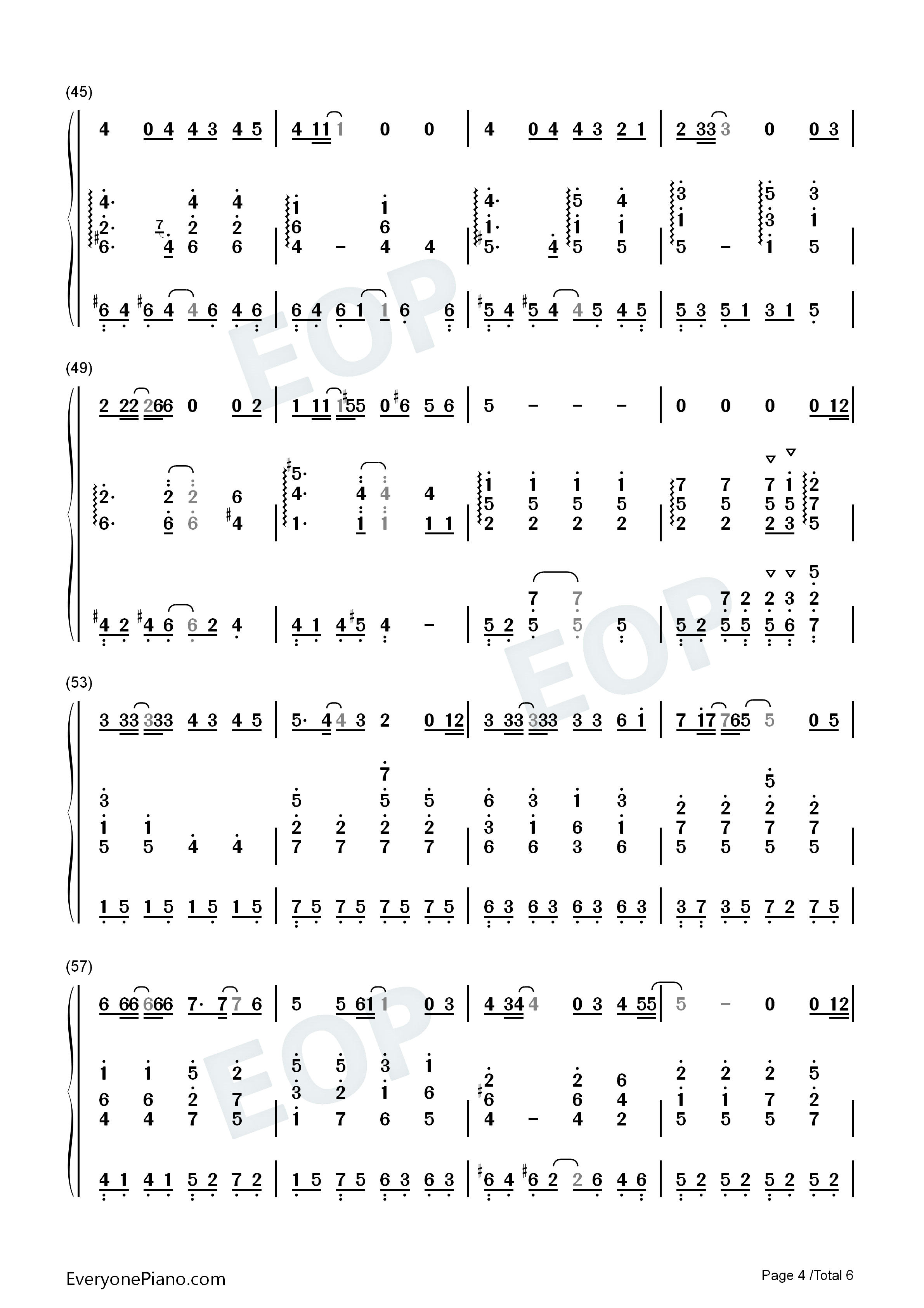 桜の花びらたち钢琴简谱_前田敦子（AKB48）演唱