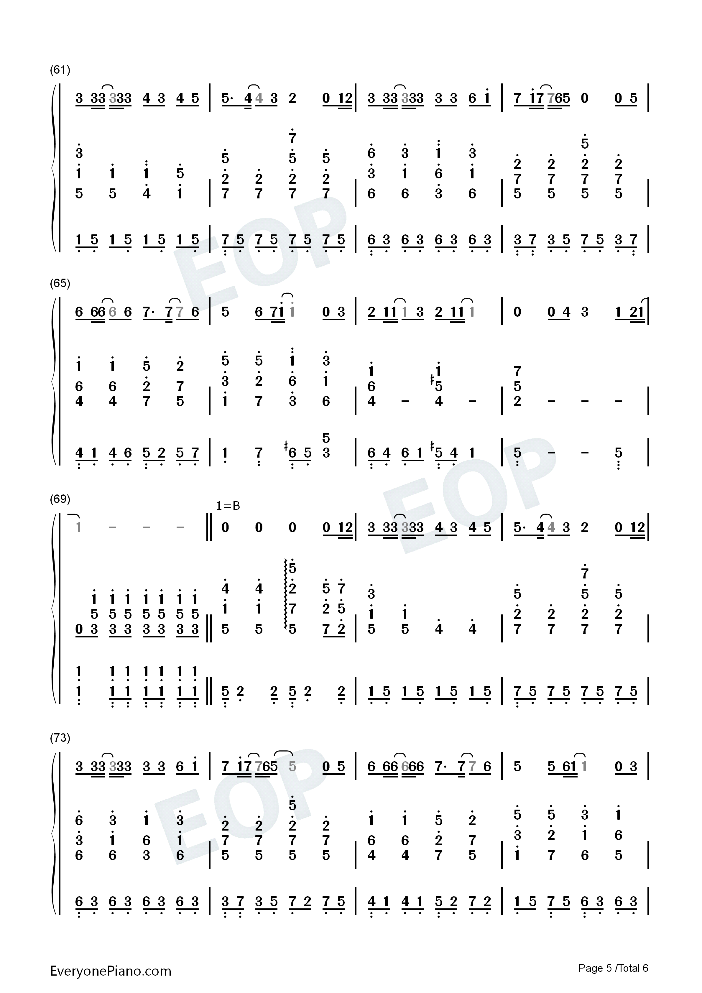 桜の花びらたち钢琴简谱_前田敦子（AKB48）演唱