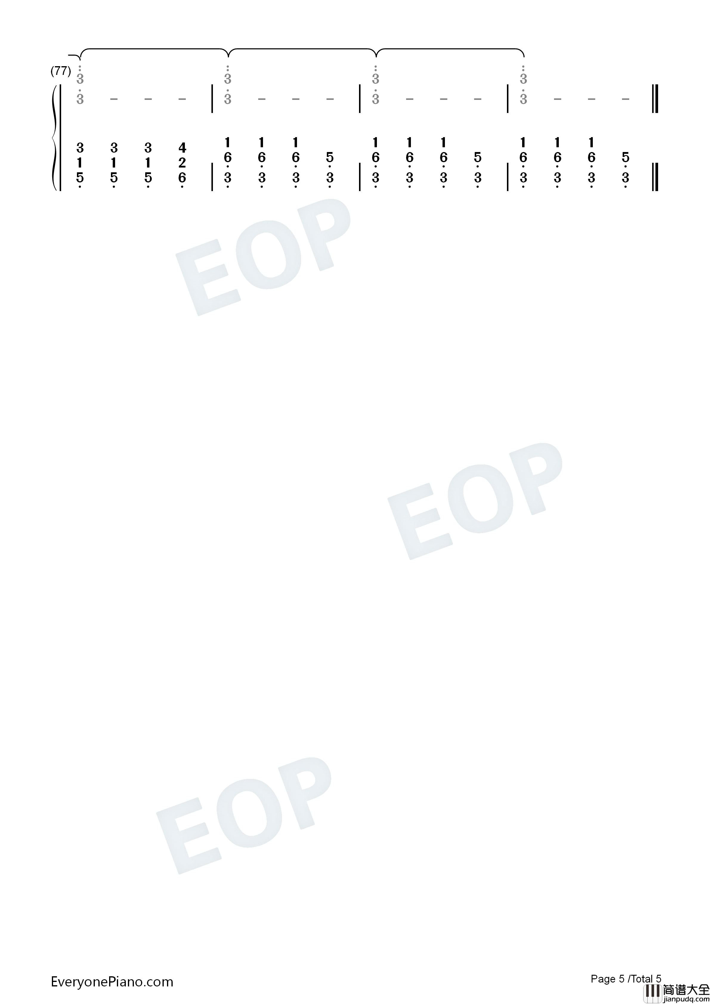 Stay钢琴简谱_Rihanna_ft._Mikky_Ekko演唱