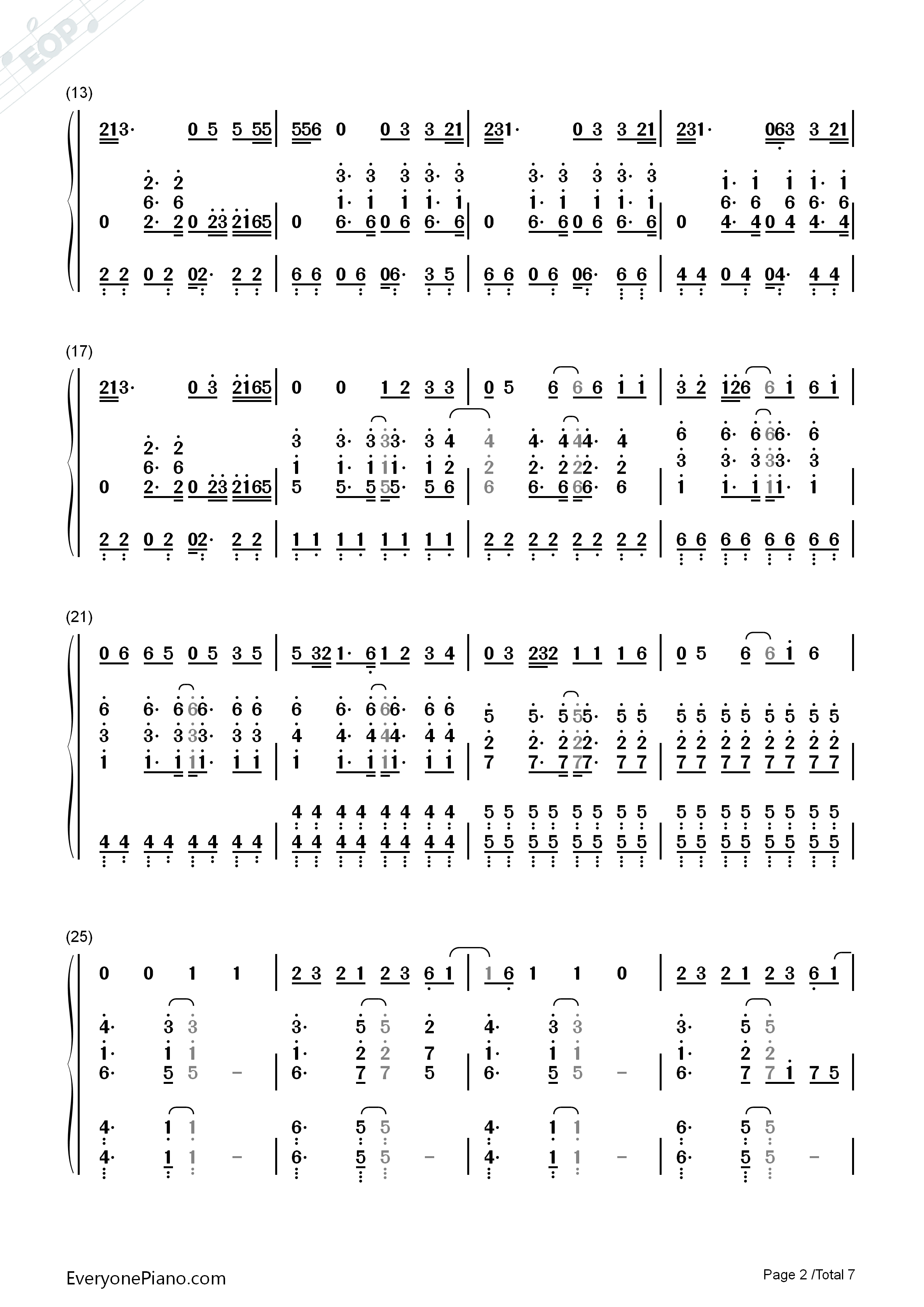 Ghost钢琴简谱_Ella_Henderson演唱