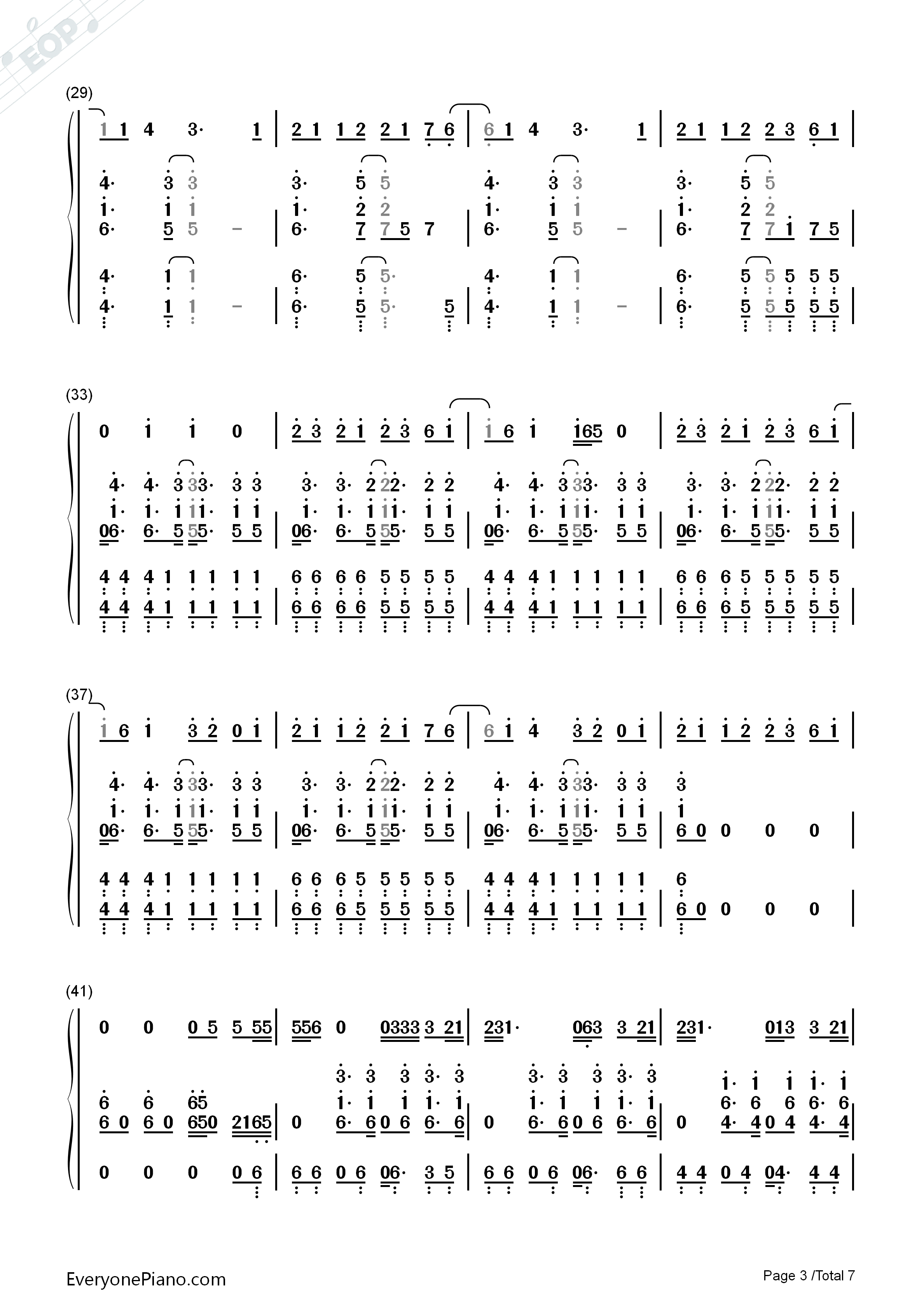 Ghost钢琴简谱_Ella_Henderson演唱