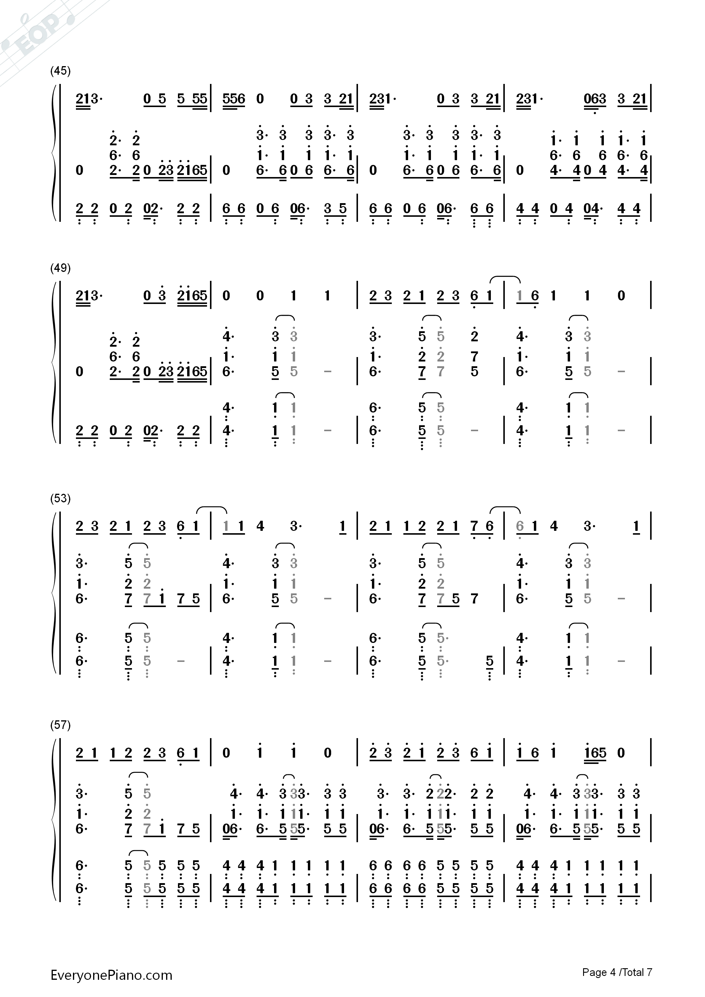 Ghost钢琴简谱_Ella_Henderson演唱