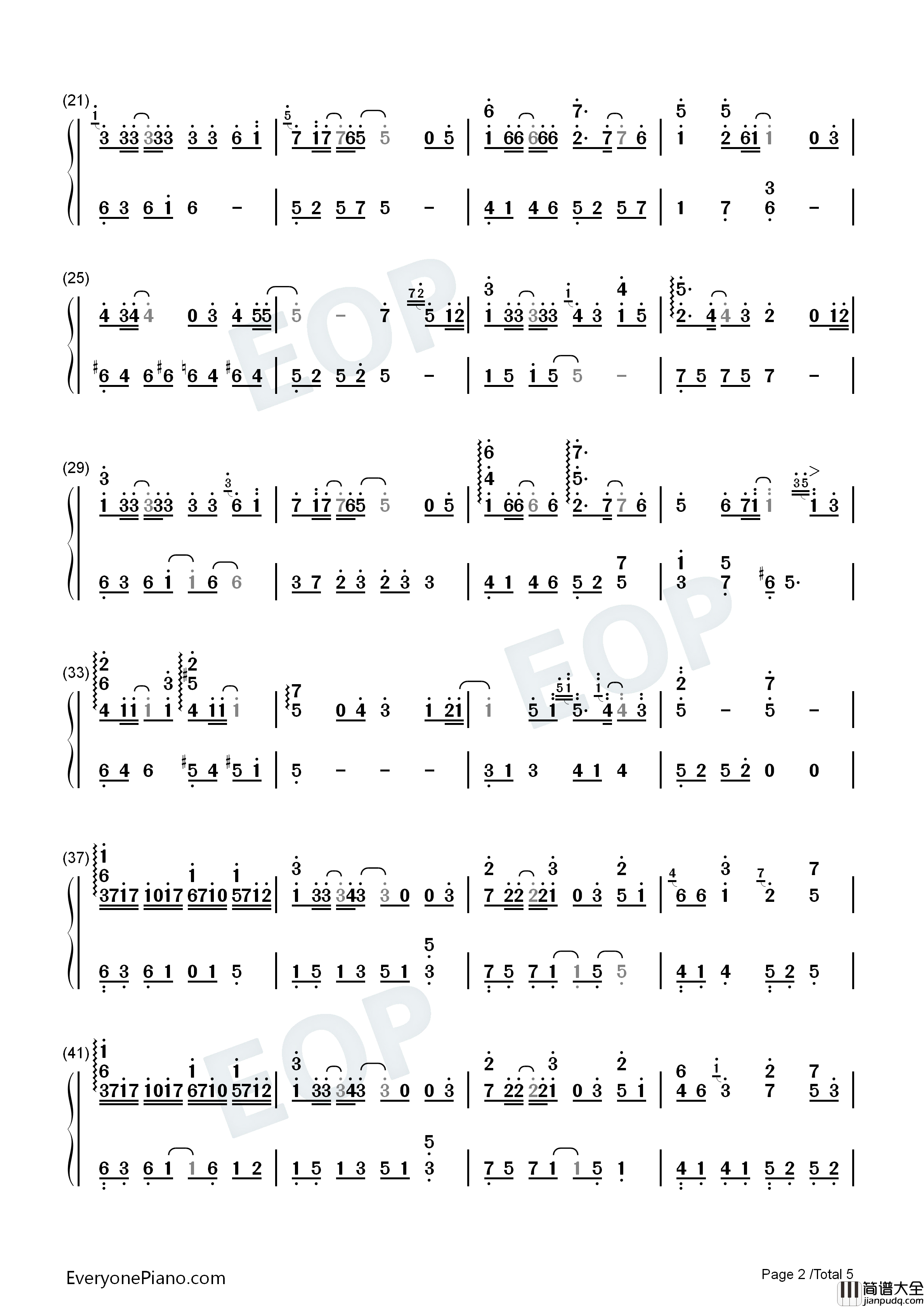 桜の花びらたち钢琴简谱_AKB48演唱