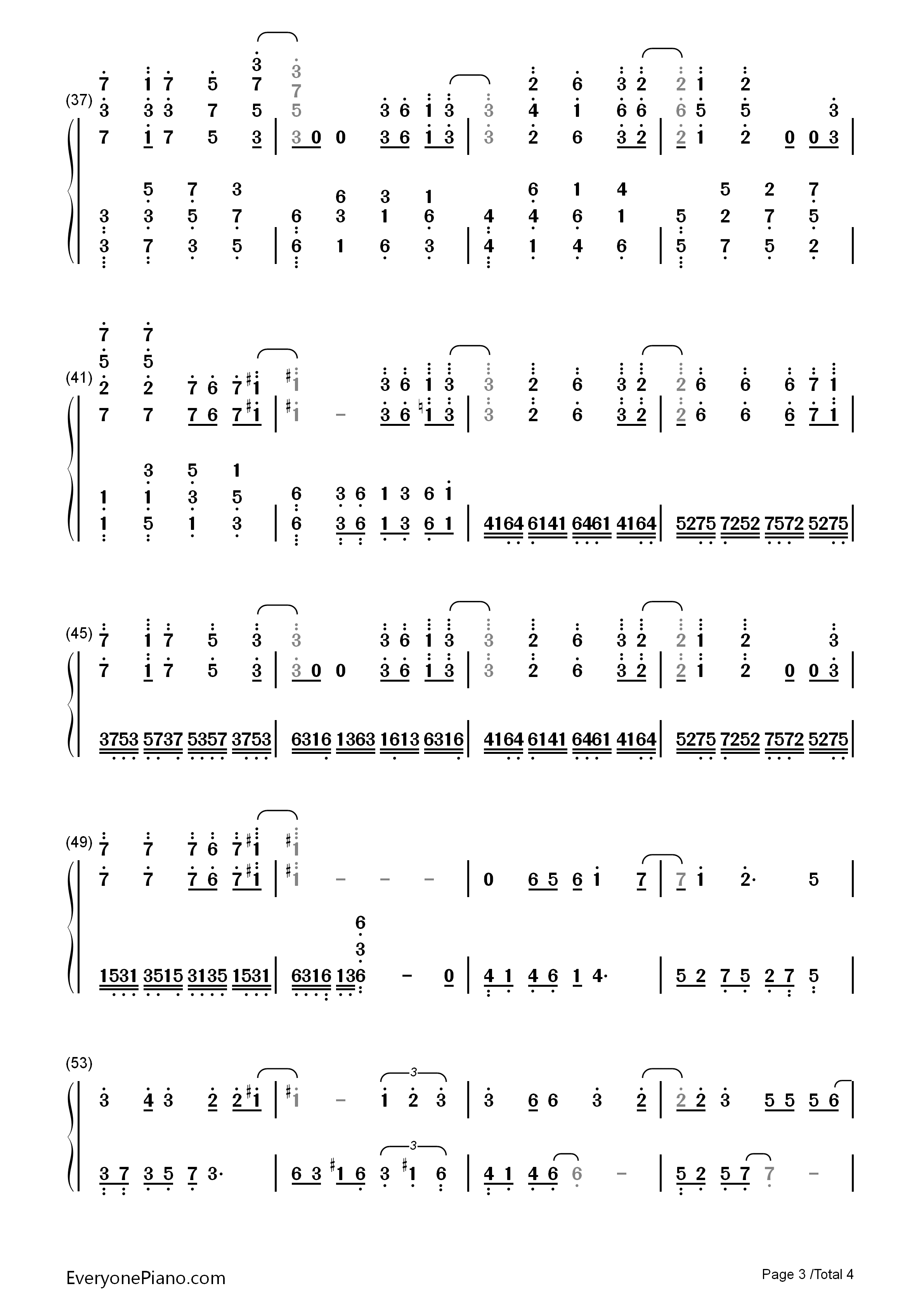 Skyreach钢琴简谱_雨宫天演唱
