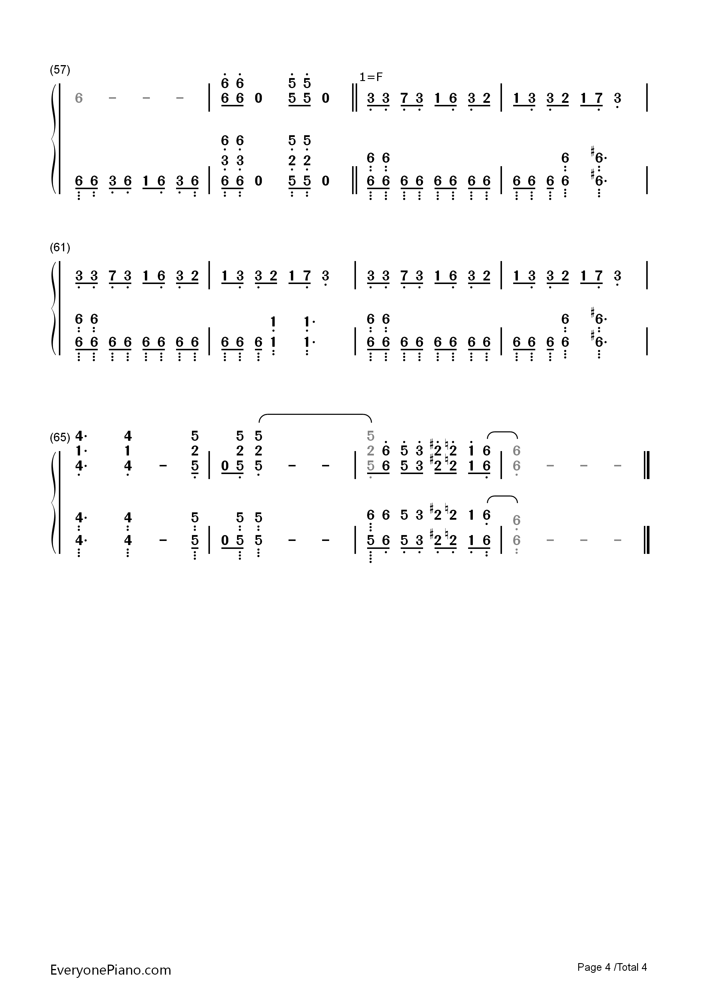 Skyreach钢琴简谱_雨宫天演唱