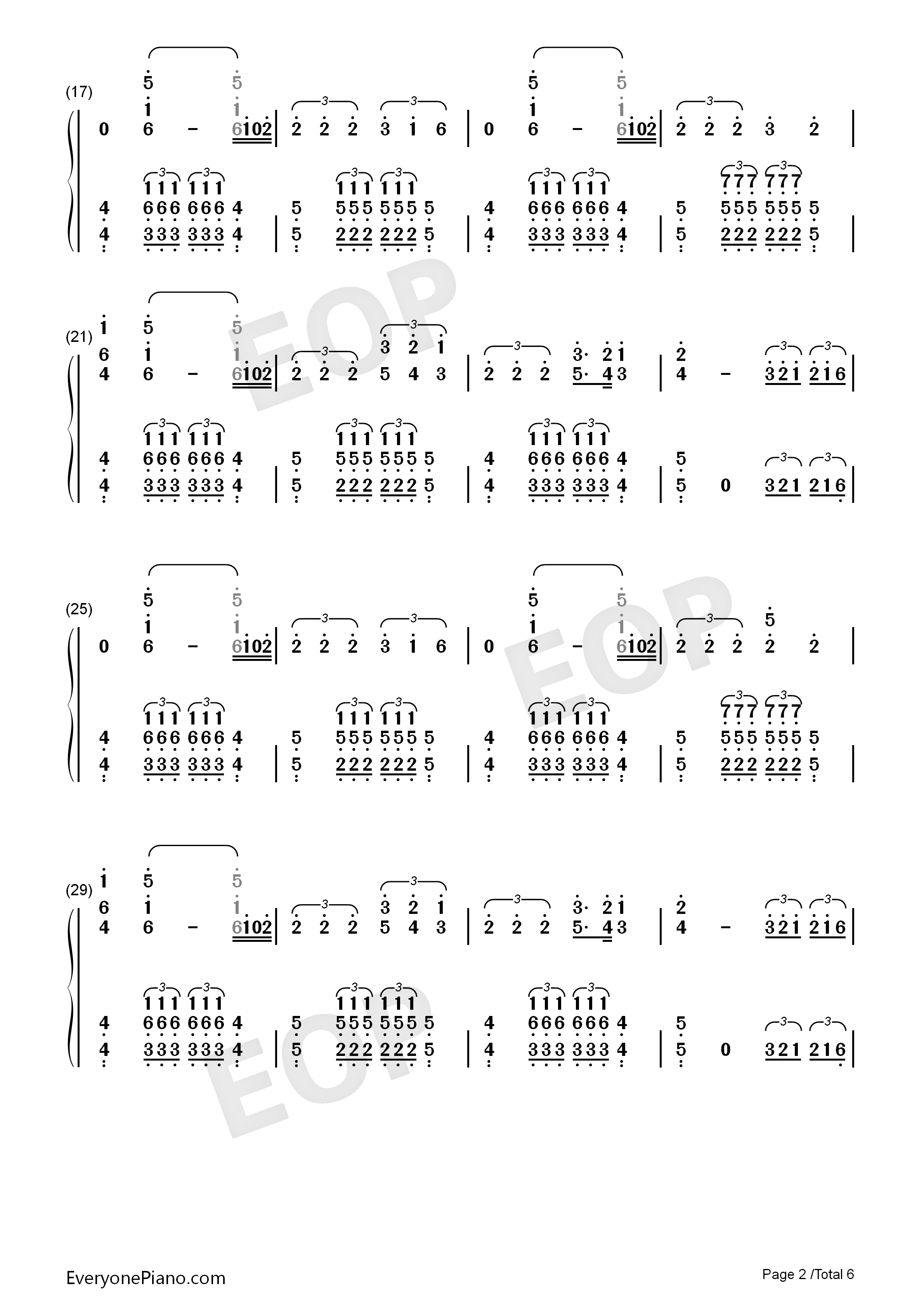 Stockholm_Syndrome钢琴简谱_One_Direction演唱