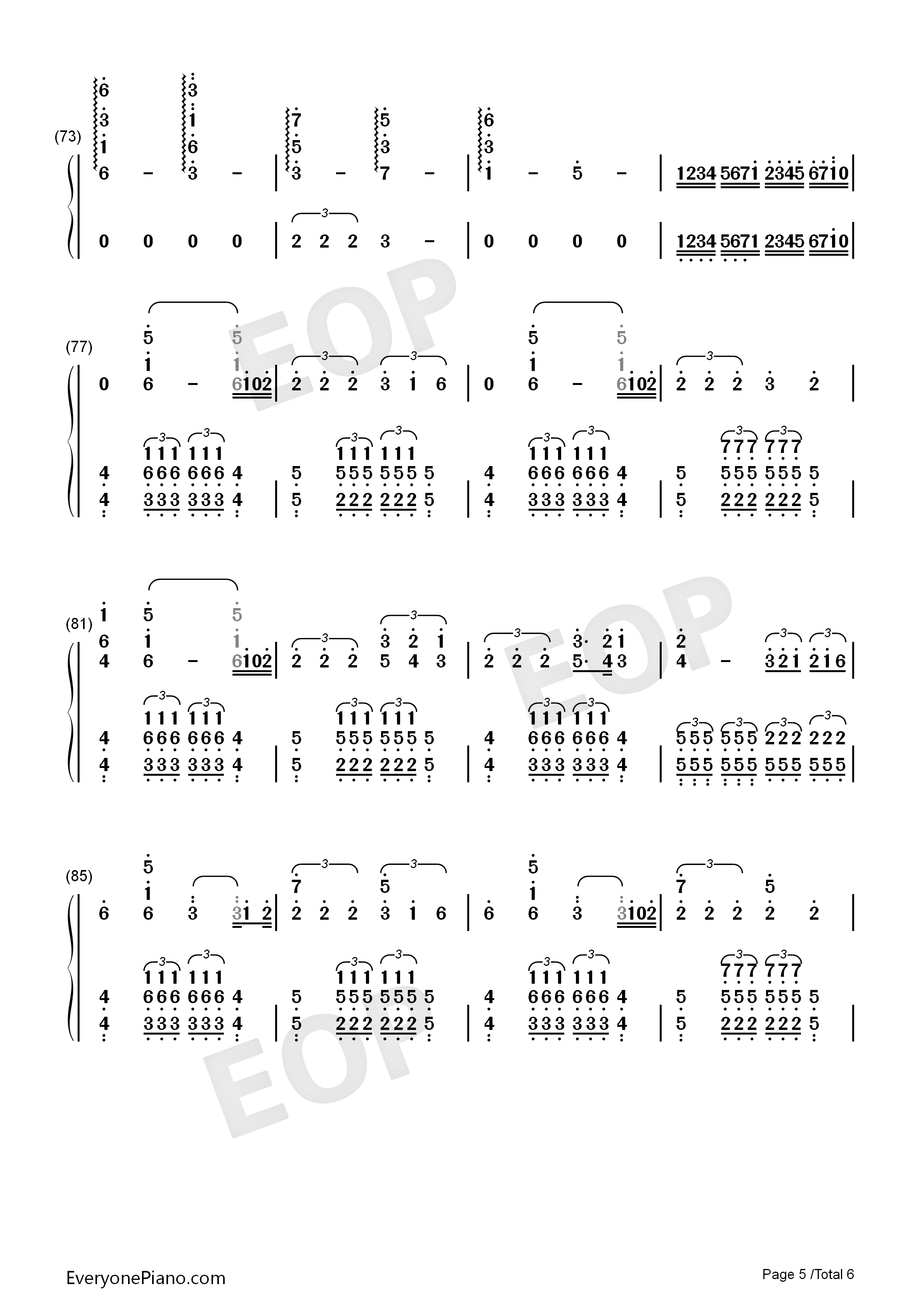 Stockholm_Syndrome钢琴简谱_One_Direction演唱
