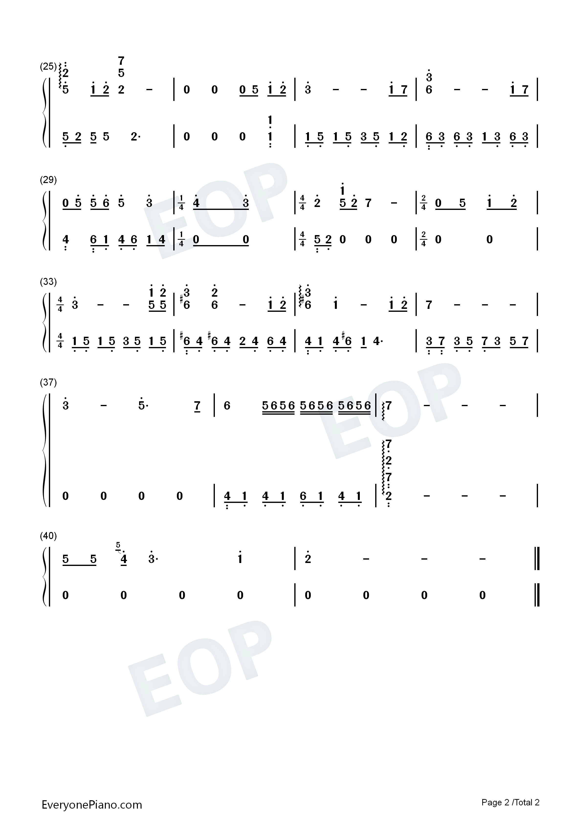 For_River钢琴简谱_Freebird_Games演唱