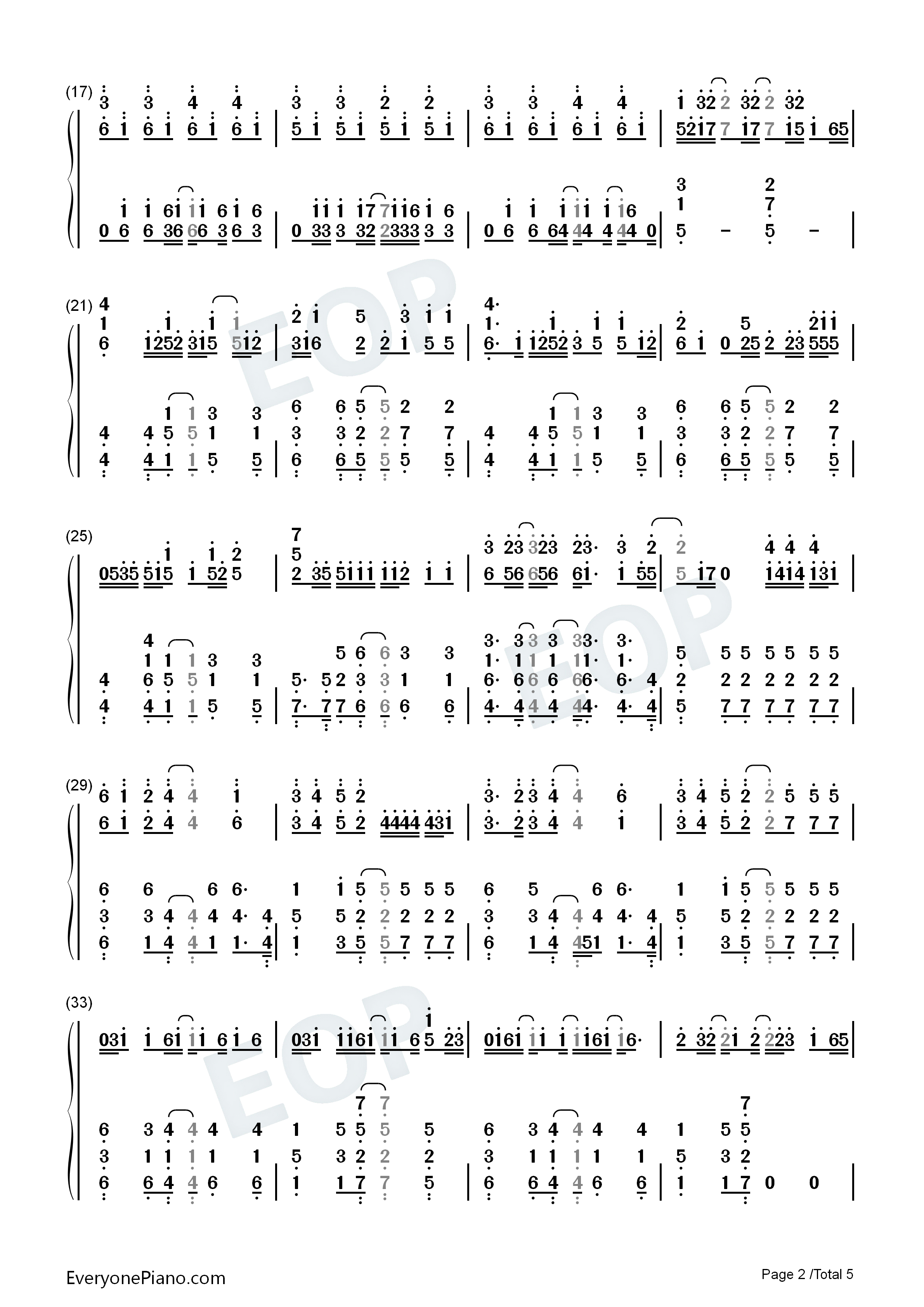 Look_at_You钢琴简谱_Big_&_Rich演唱