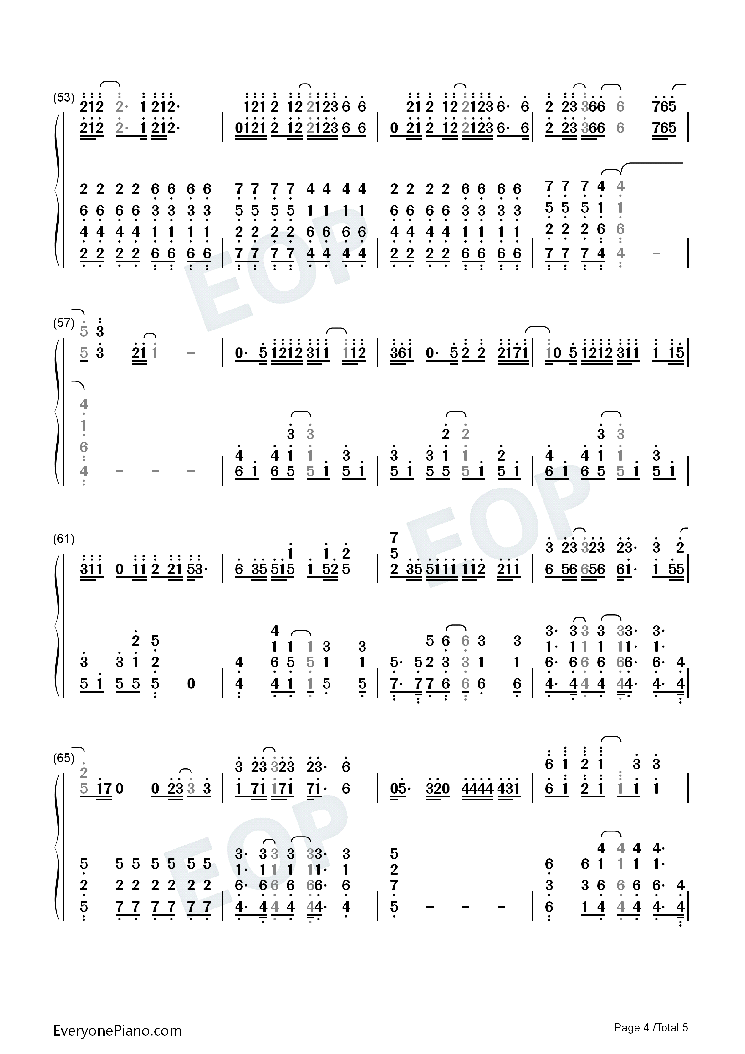 Look_at_You钢琴简谱_Big_&_Rich演唱