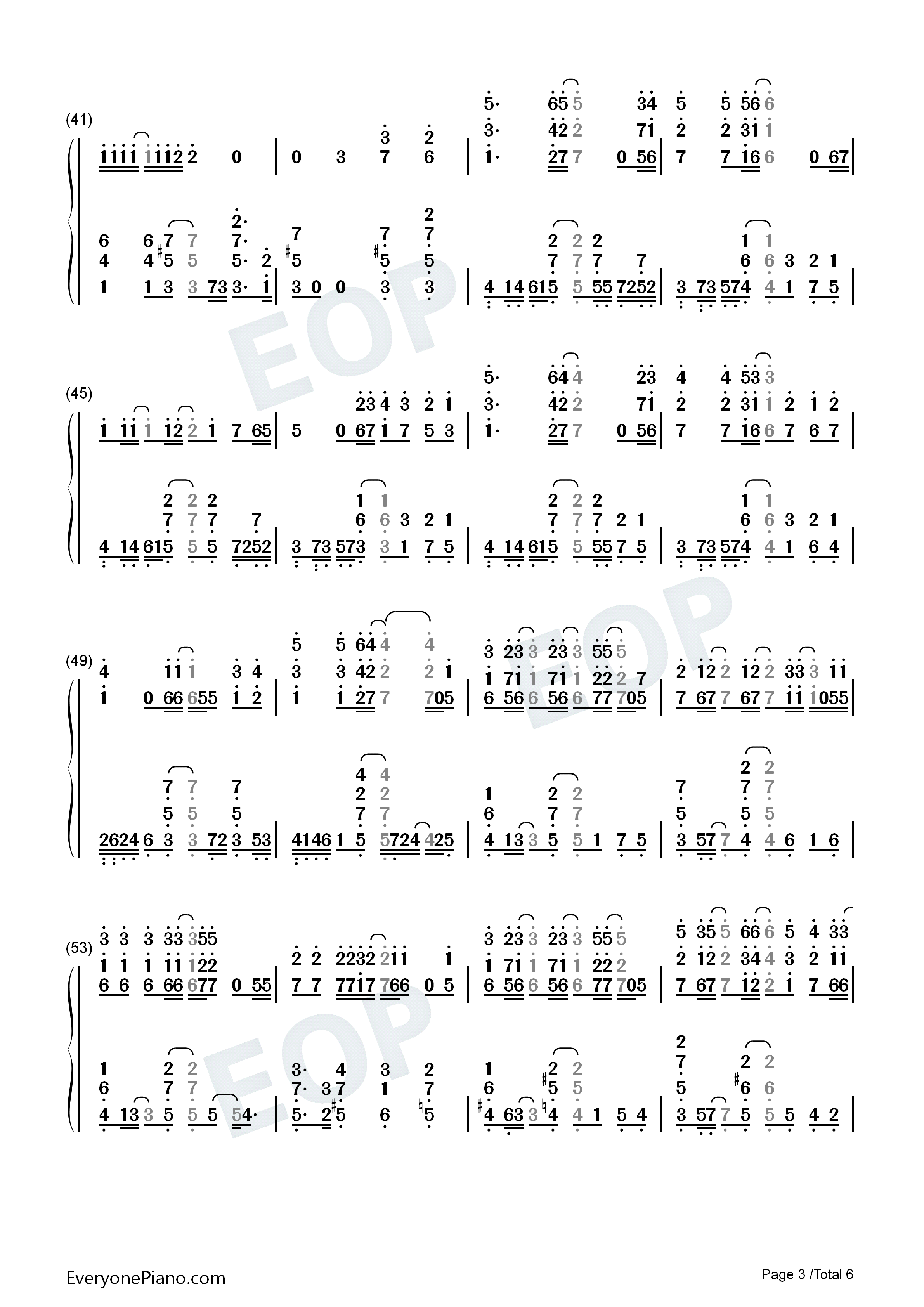 涙のアトが消える頃钢琴简谱_V6演唱