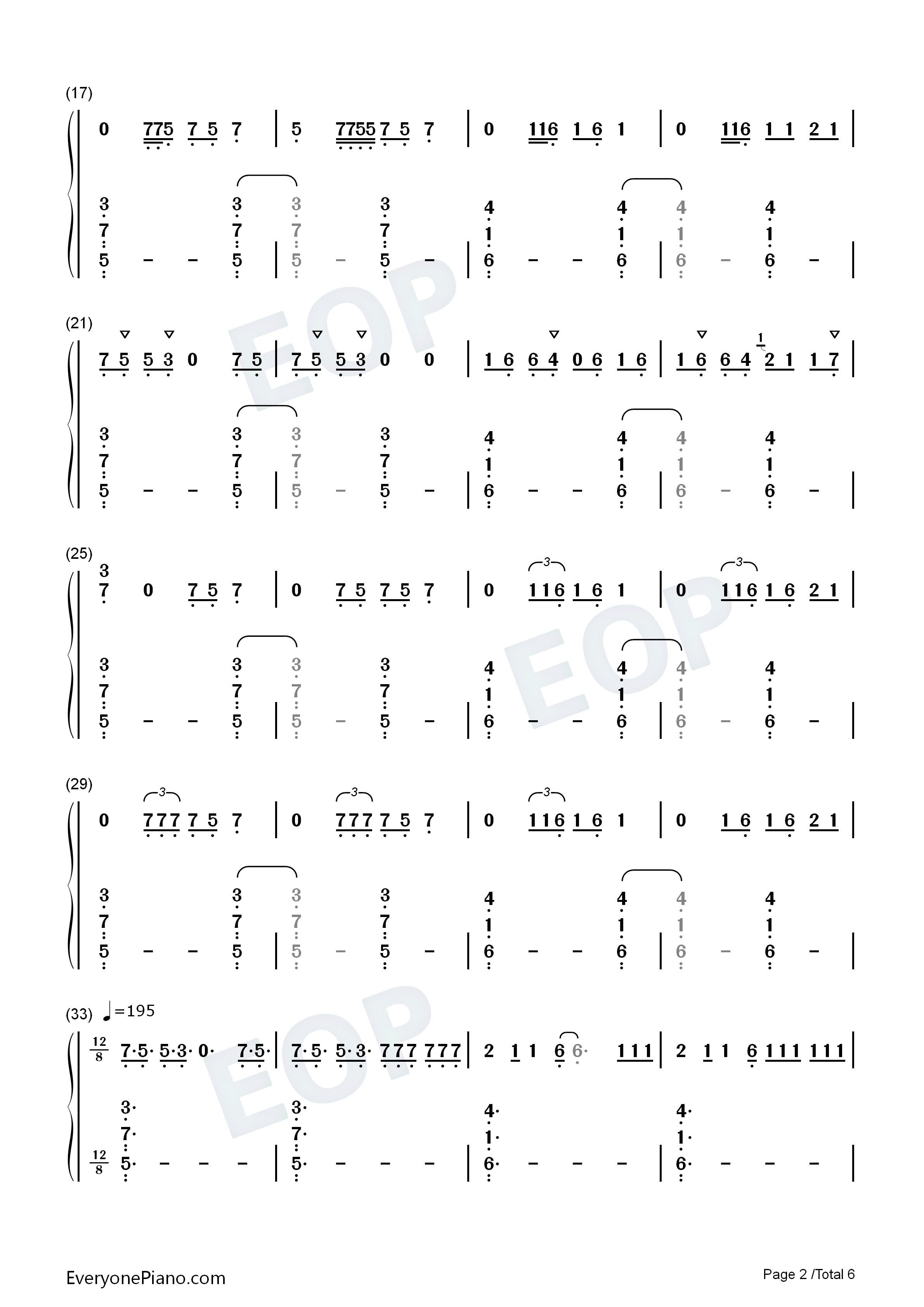 Need_to_Know钢琴简谱_Doja_Cat演唱