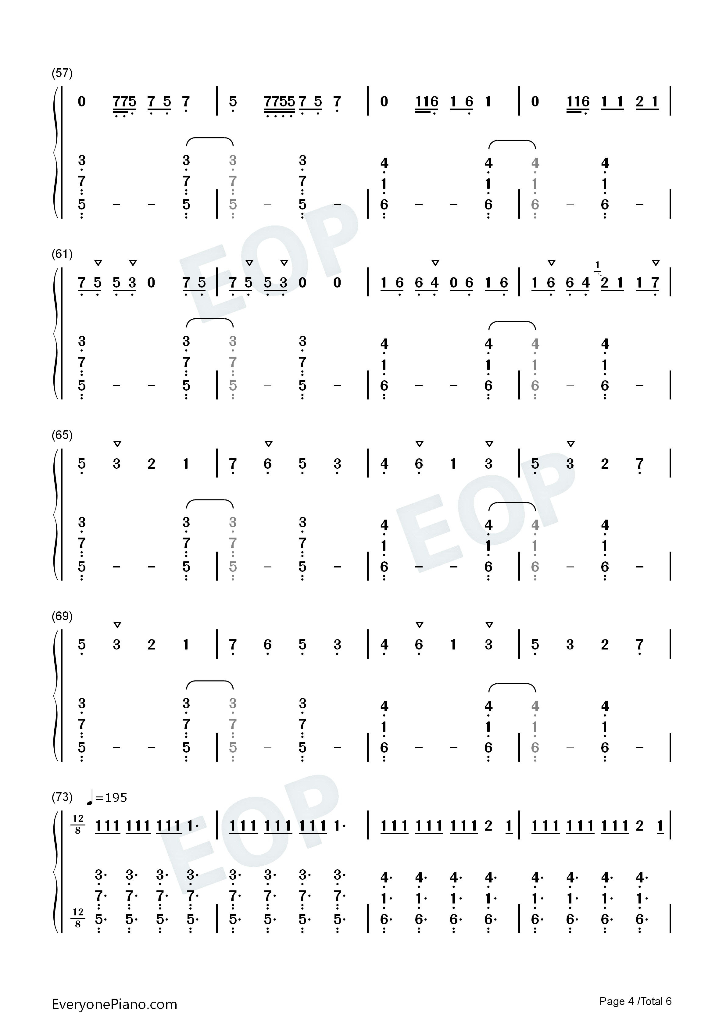 Need_to_Know钢琴简谱_Doja_Cat演唱