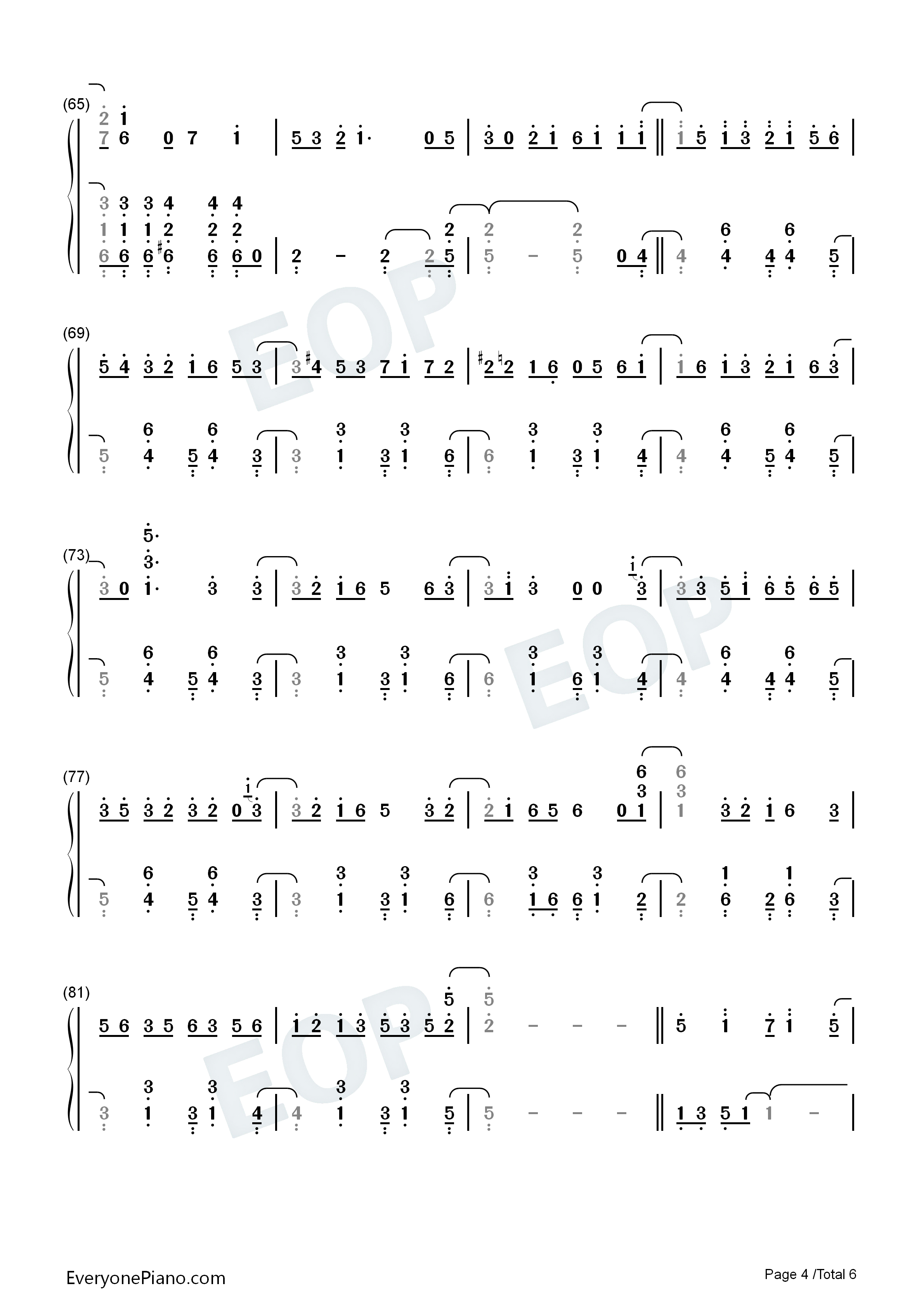 如月アテンション钢琴简谱_IA演唱