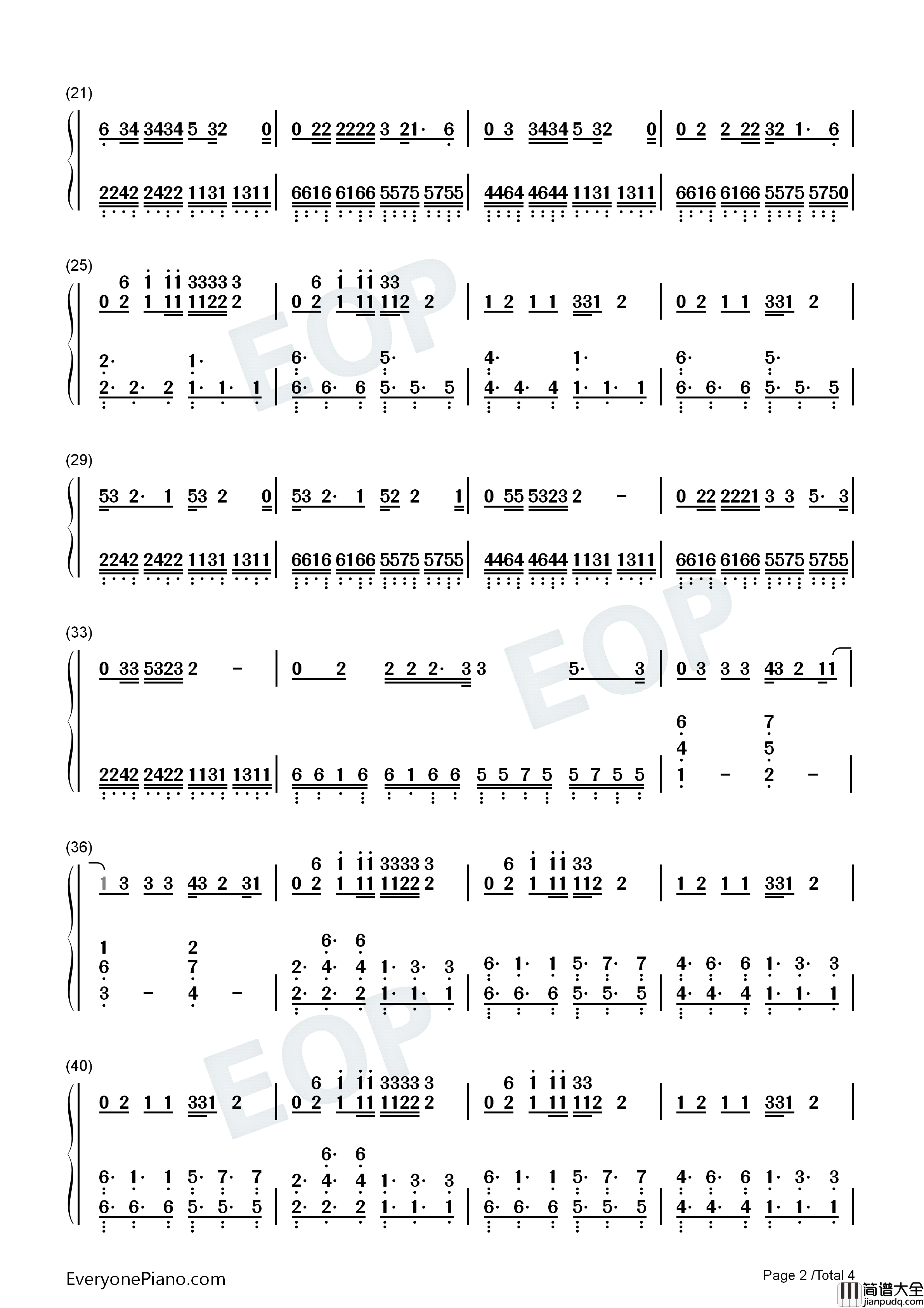 Heat_Waves钢琴简谱_Glass_Animals演唱