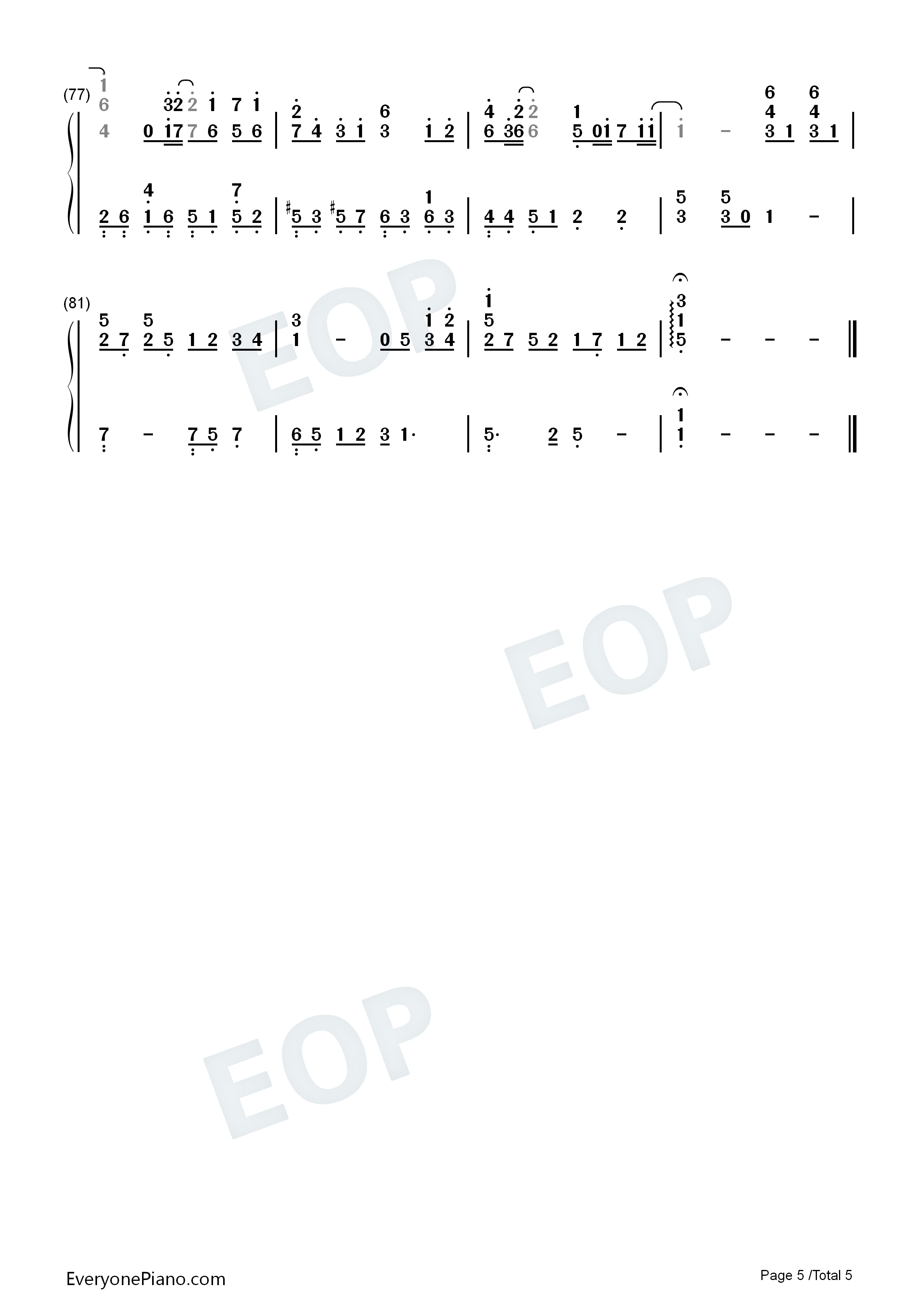 初恋钢琴简谱_奥华子演唱