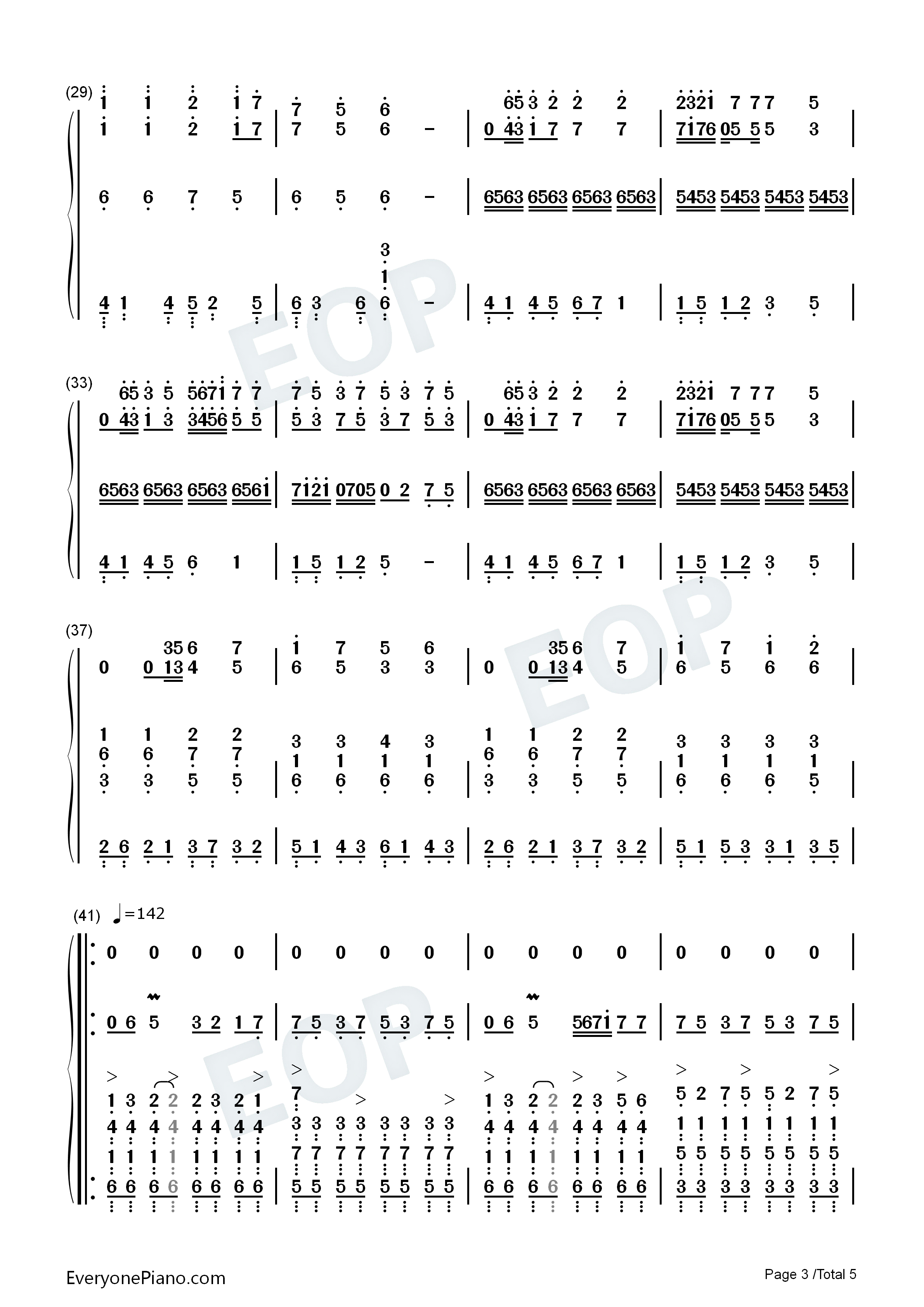 Bluebird_Story钢琴简谱_DJ_Okawari演唱