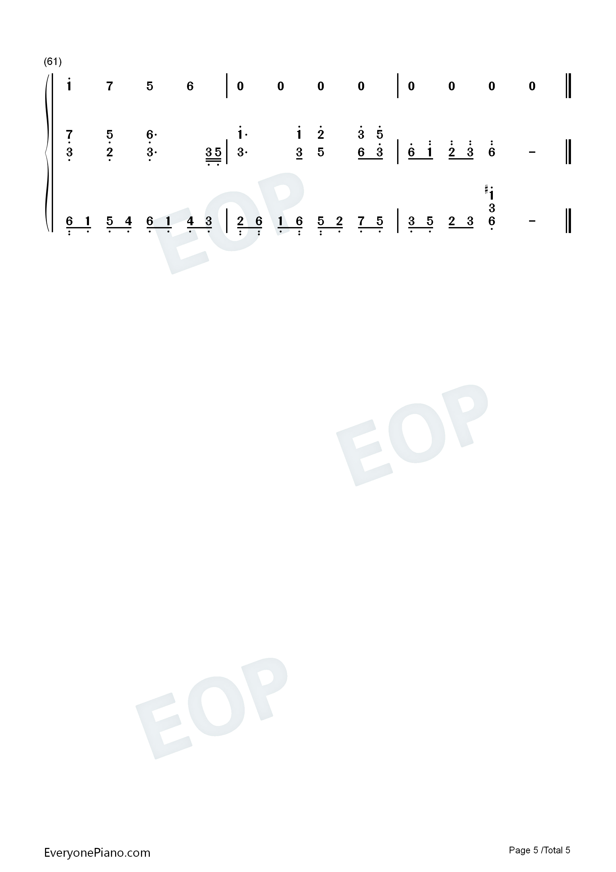 Bluebird_Story钢琴简谱_DJ_Okawari演唱