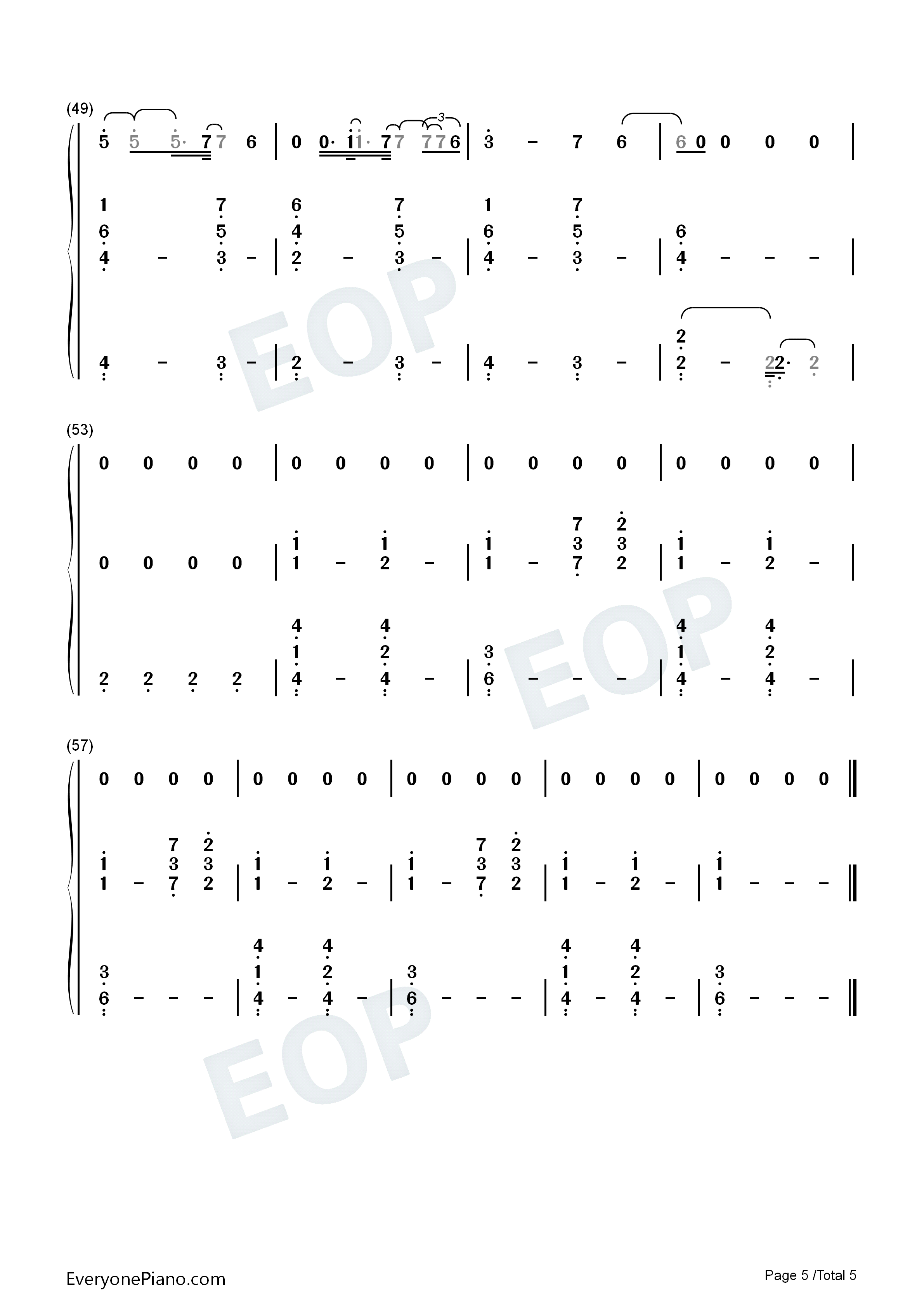 Trouble钢琴简谱_Coldplay演唱
