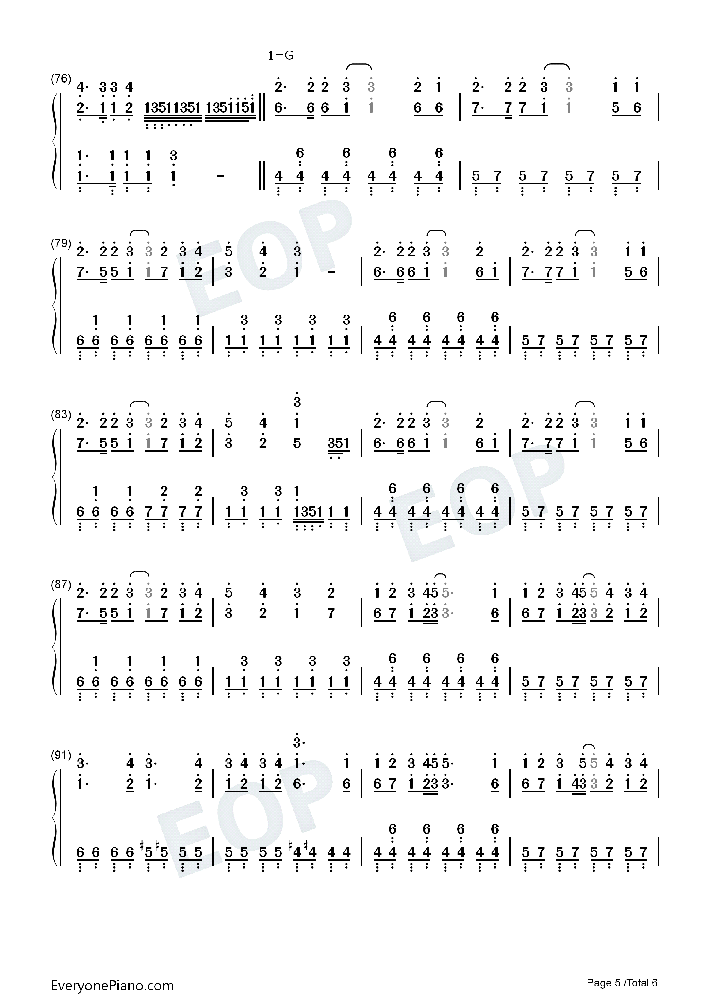 eternal_reality钢琴简谱_fripSide演唱