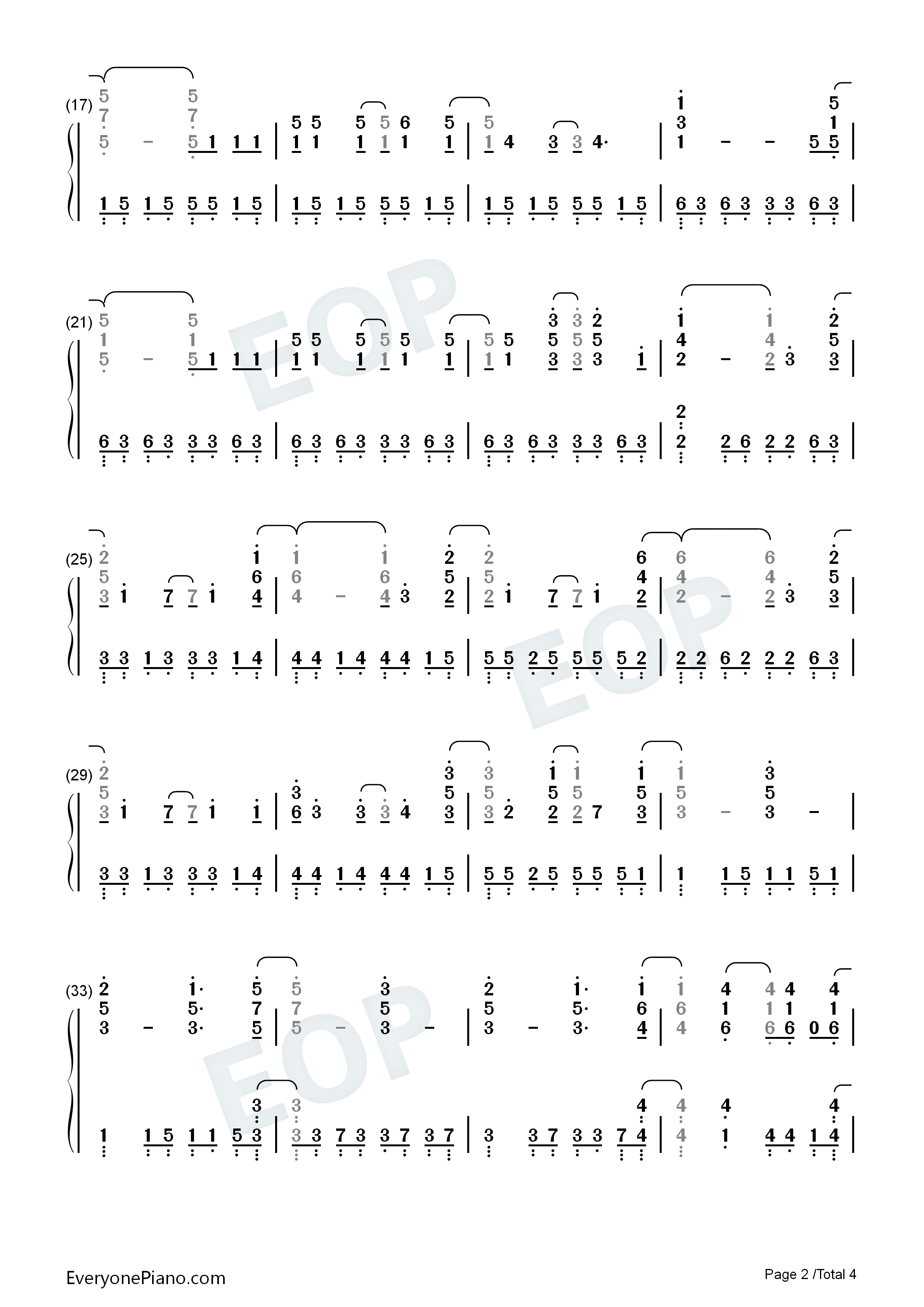 CHU钢琴简谱_KELUN演唱