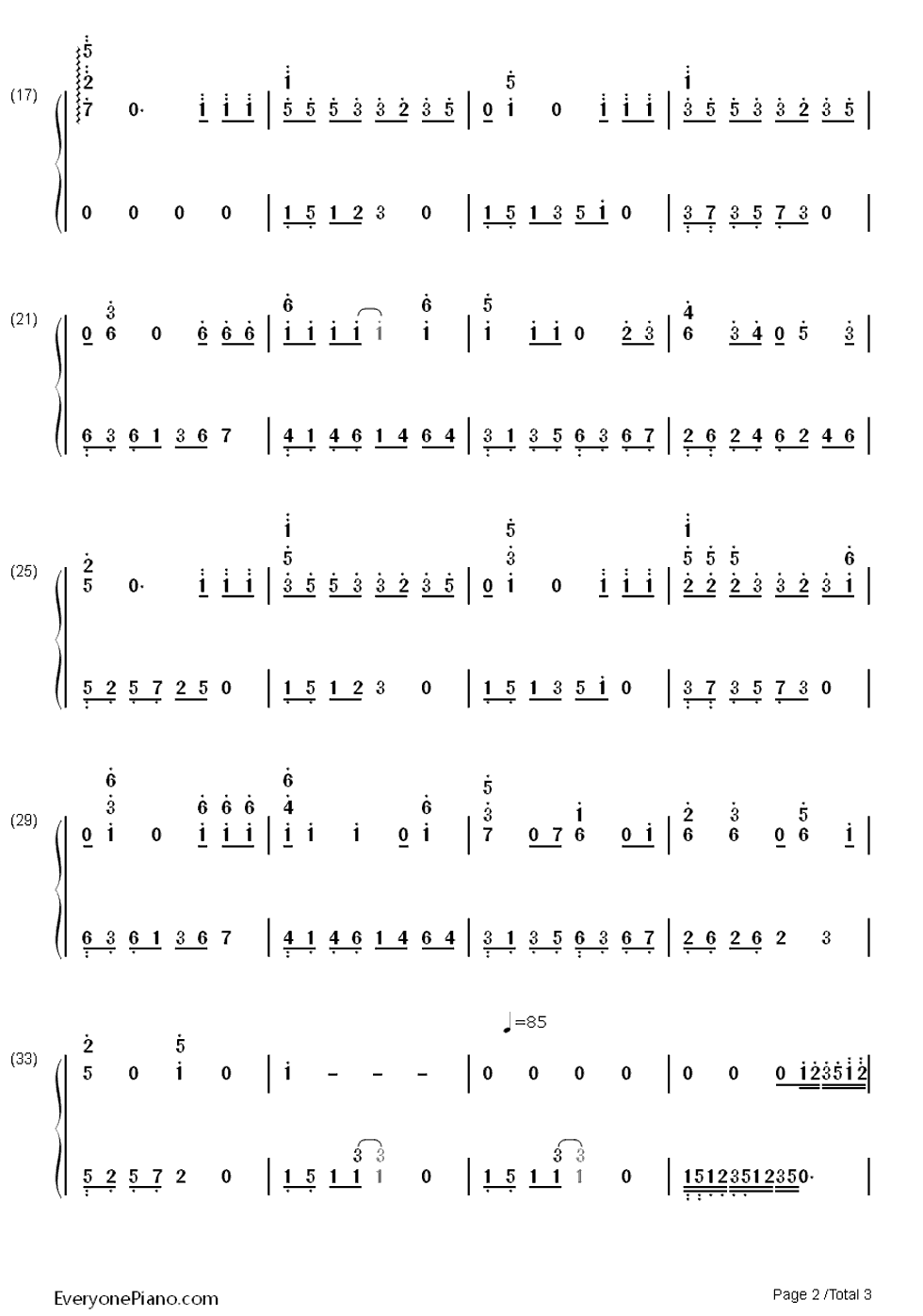 电影十分爱钢琴插曲钢琴简谱_张敬轩演唱