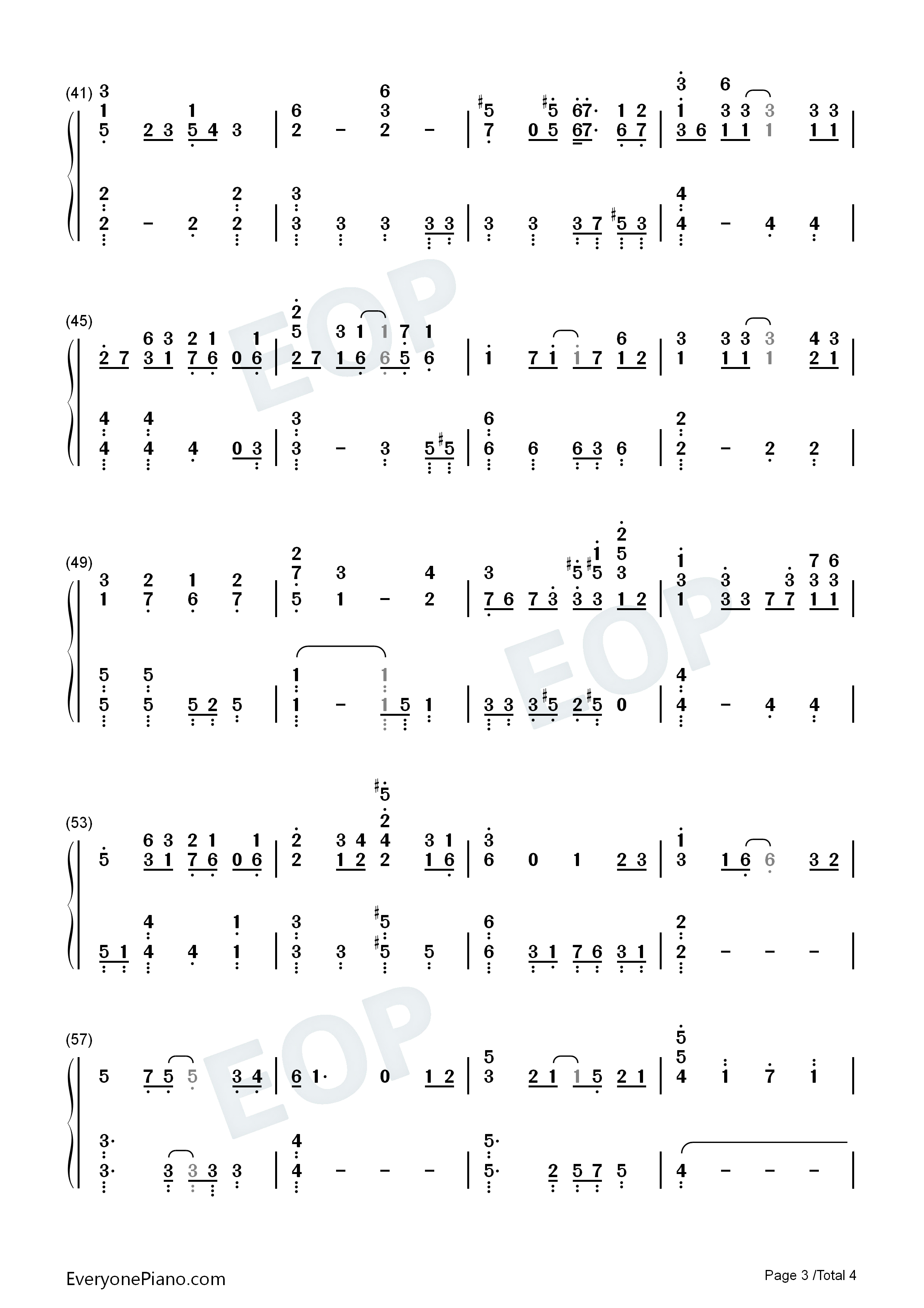 奏(かなで)钢琴简谱_藤宫香织(雨宫天)演唱