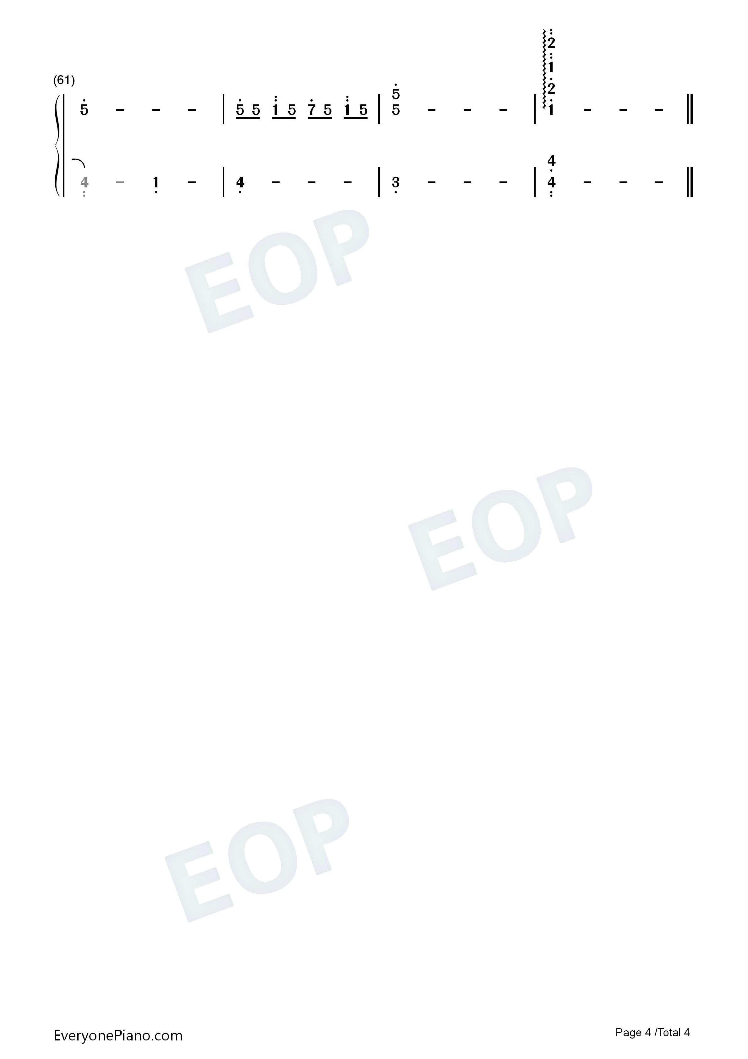 奏(かなで)钢琴简谱_藤宫香织(雨宫天)演唱