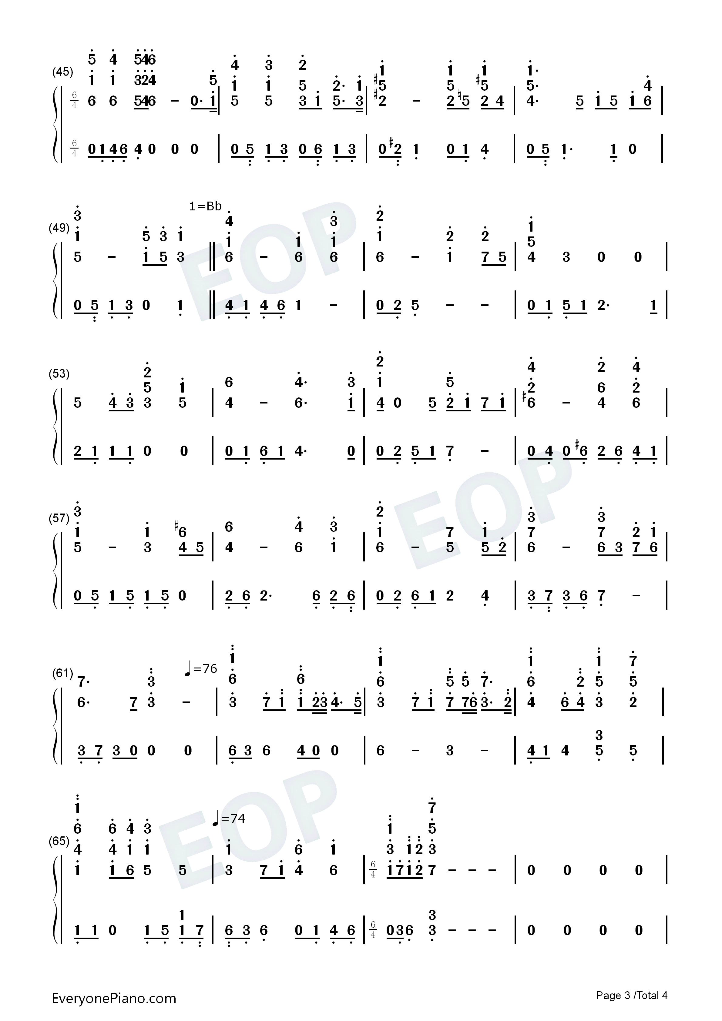 The_Prayer钢琴简谱_Celine_Dion__Andrea_Bocelli演唱