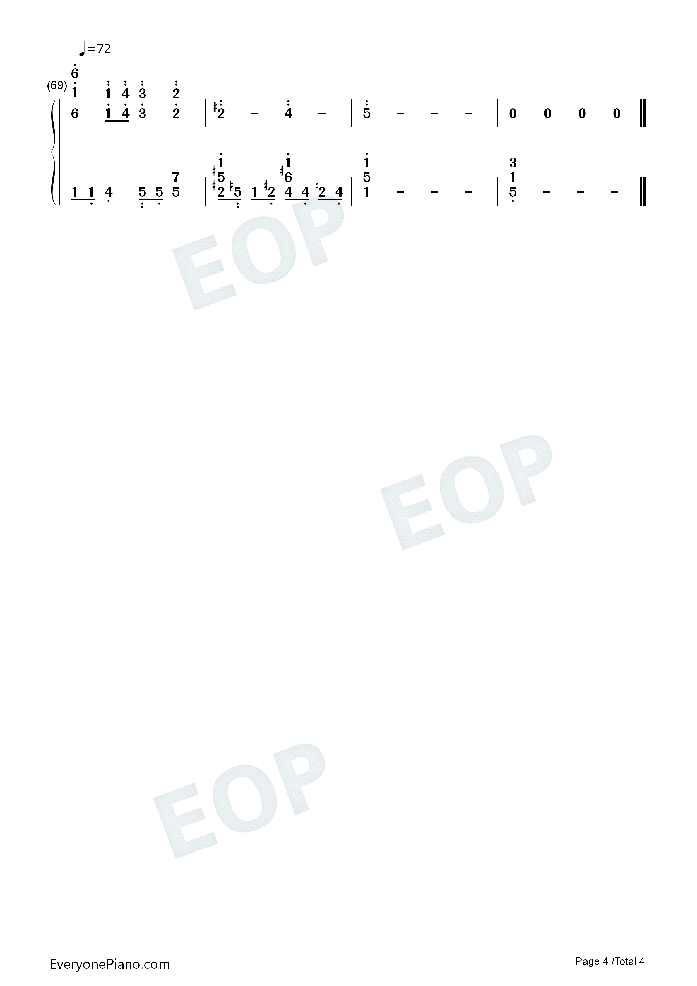 The_Prayer钢琴简谱_Celine_Dion__Andrea_Bocelli演唱