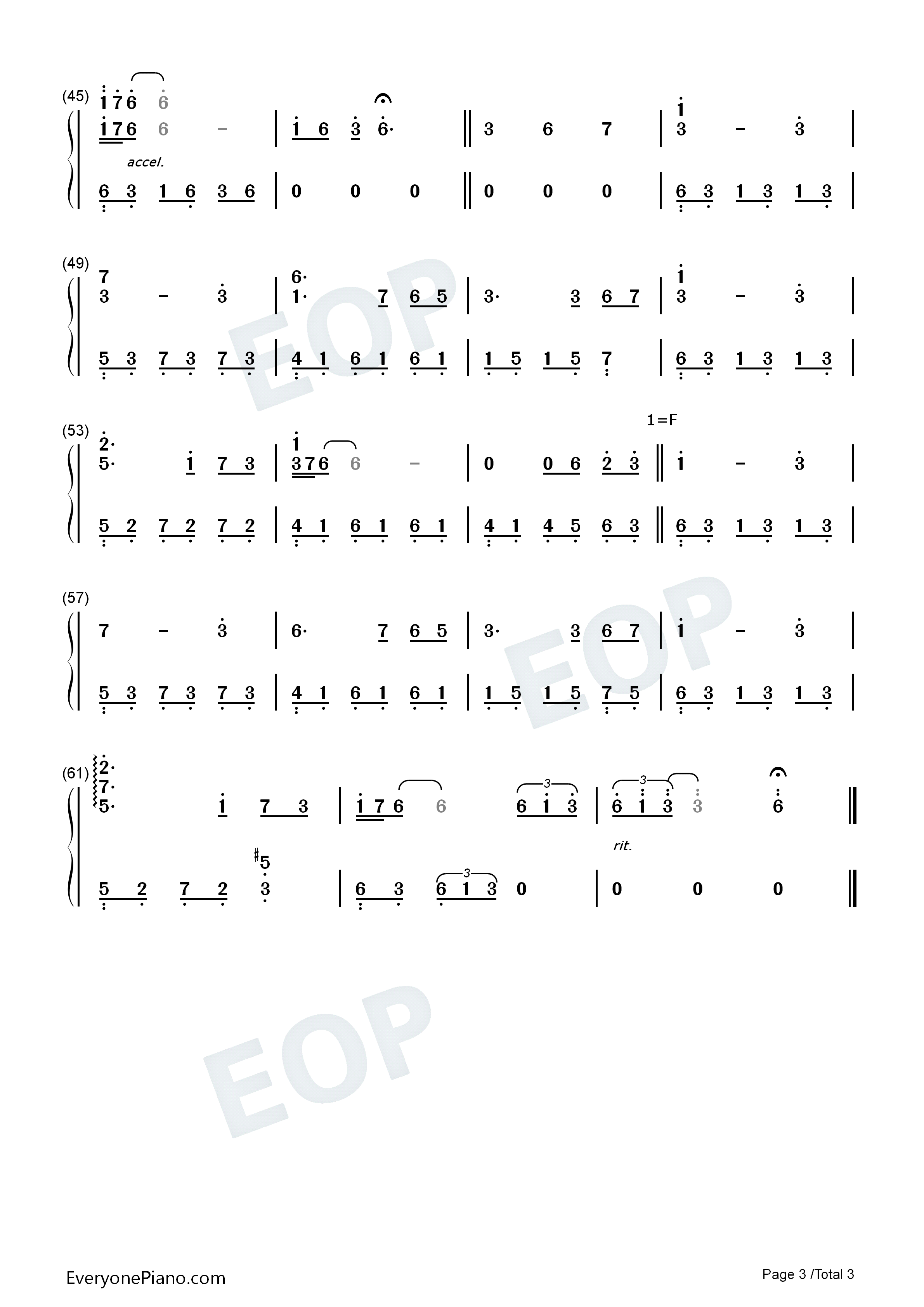 運命_(さだめ)钢琴简谱_佐藤直纪演唱