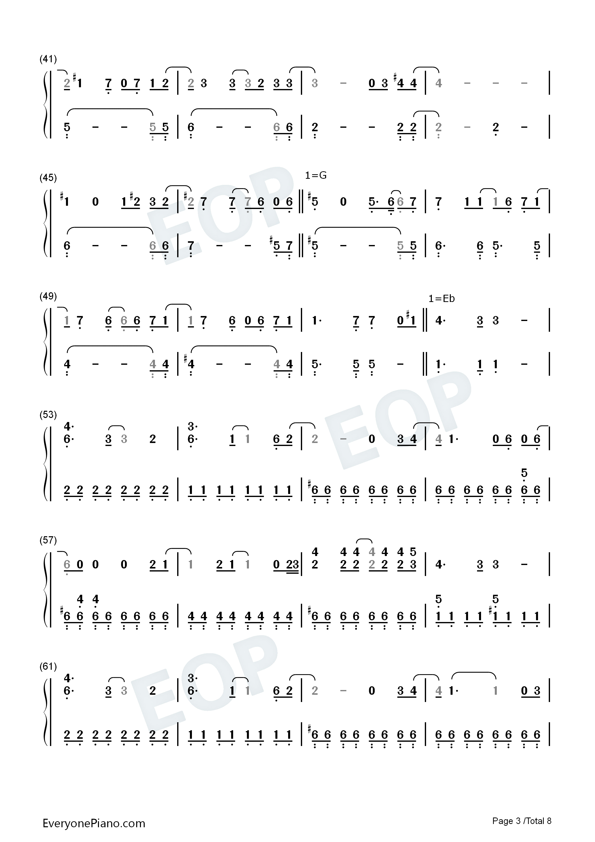 My_will钢琴简谱_dream演唱