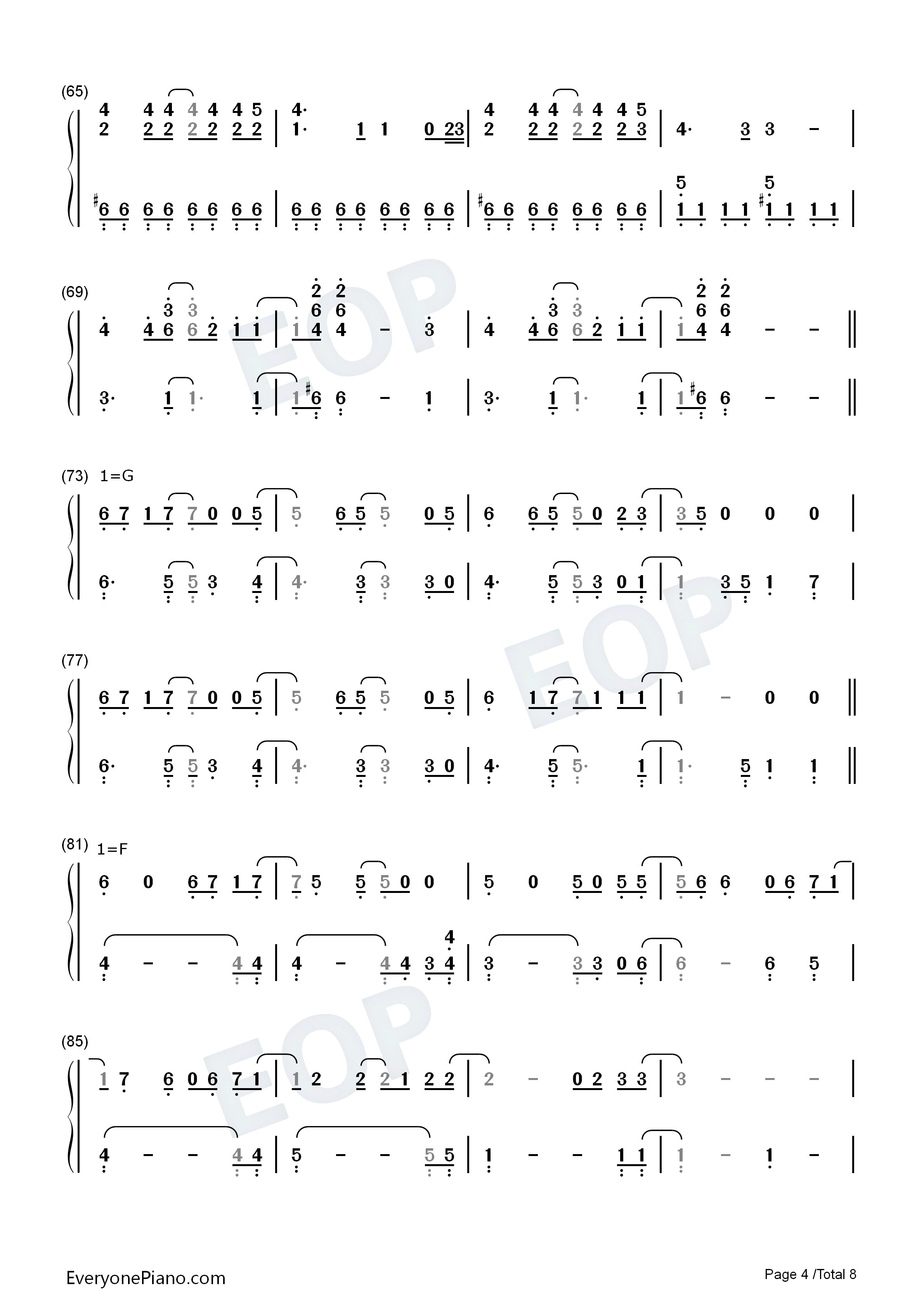 My_will钢琴简谱_dream演唱