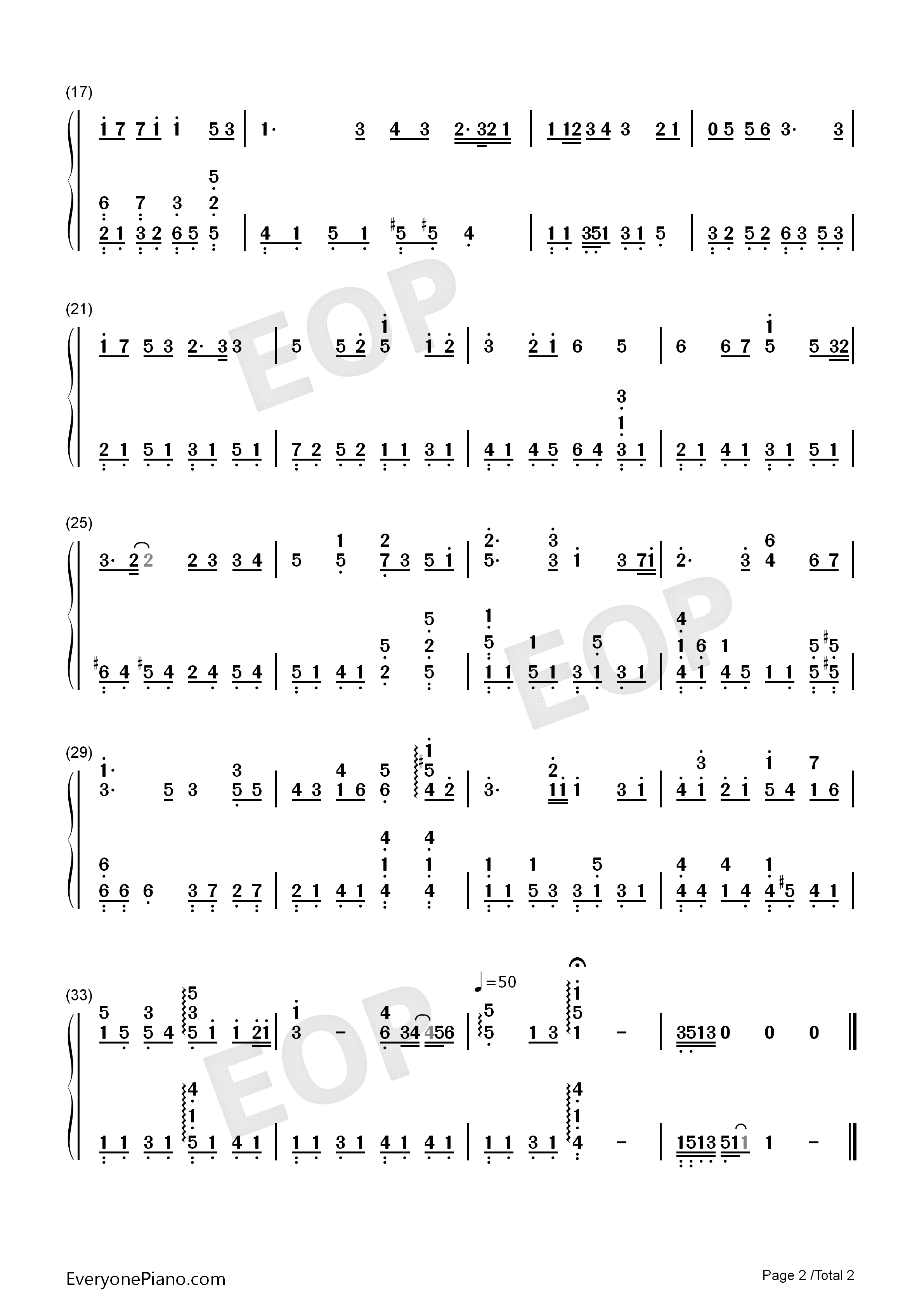 夏夕空钢琴简谱_中孝介演唱