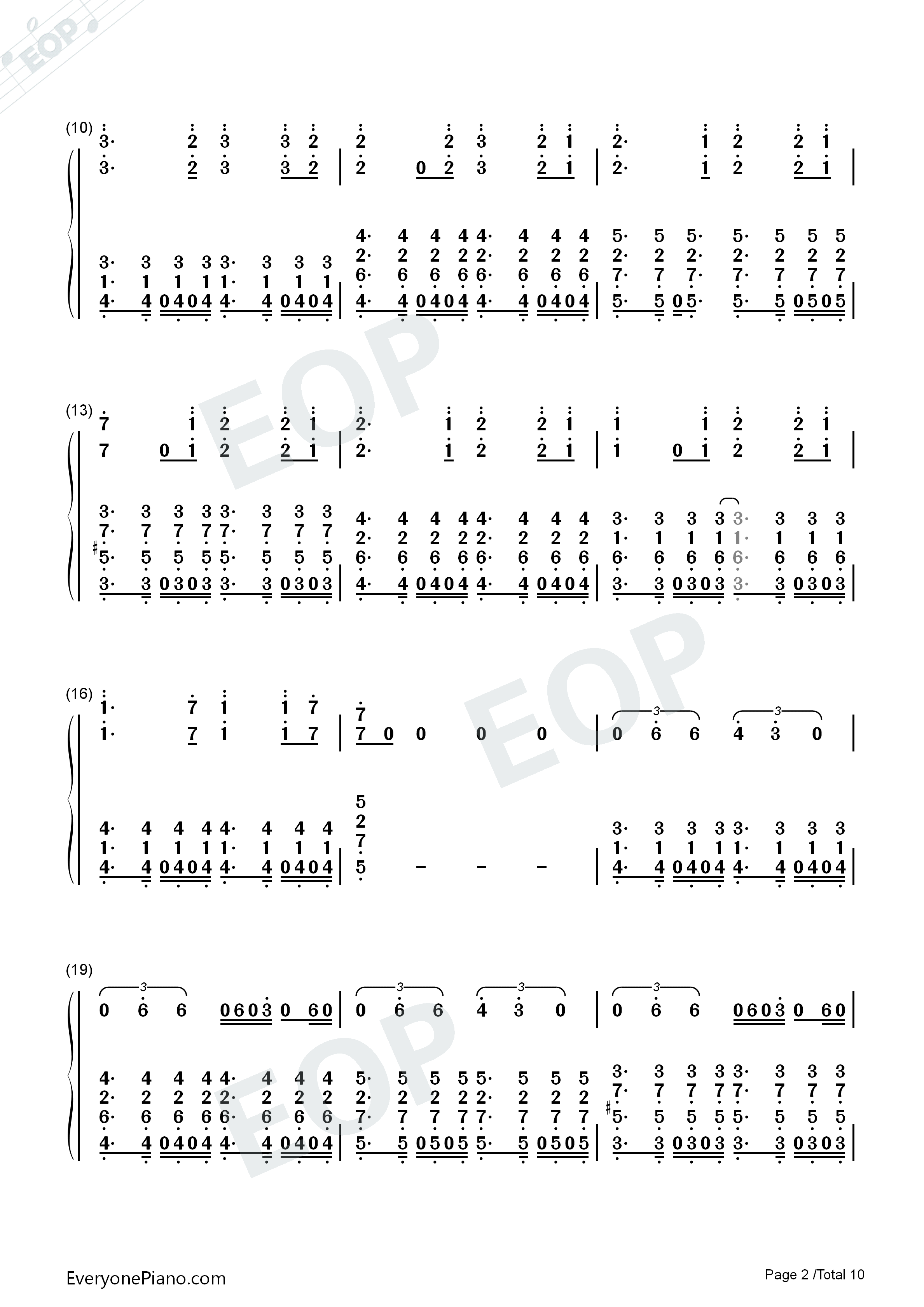 We_Are_One_(Ole_Ola)钢琴简谱_Pitbull演唱