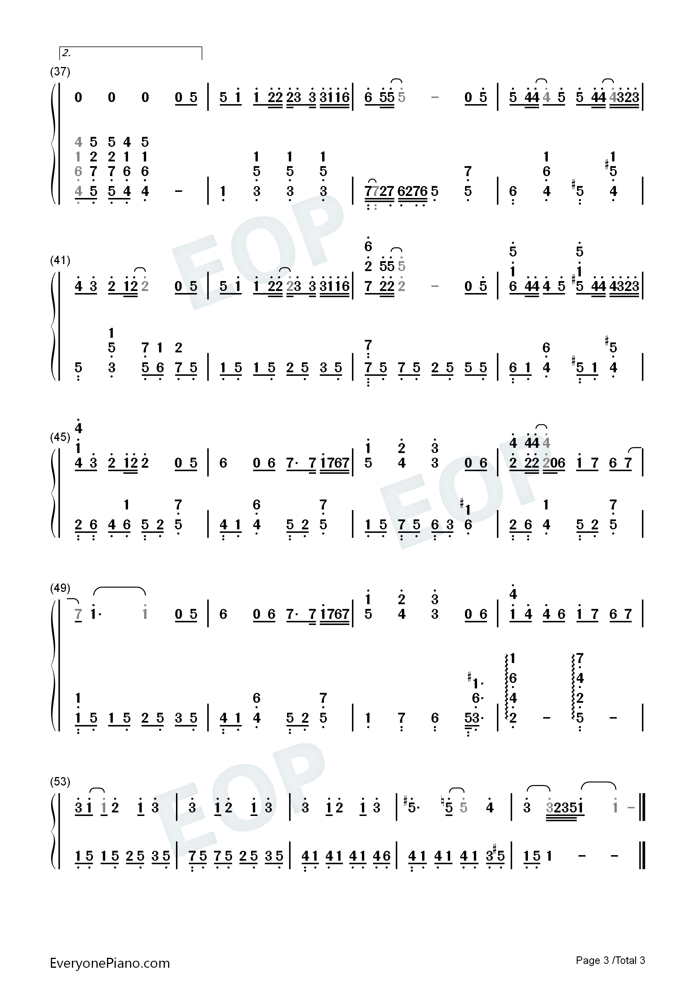 君がいない夏钢琴简谱_DEEN演唱