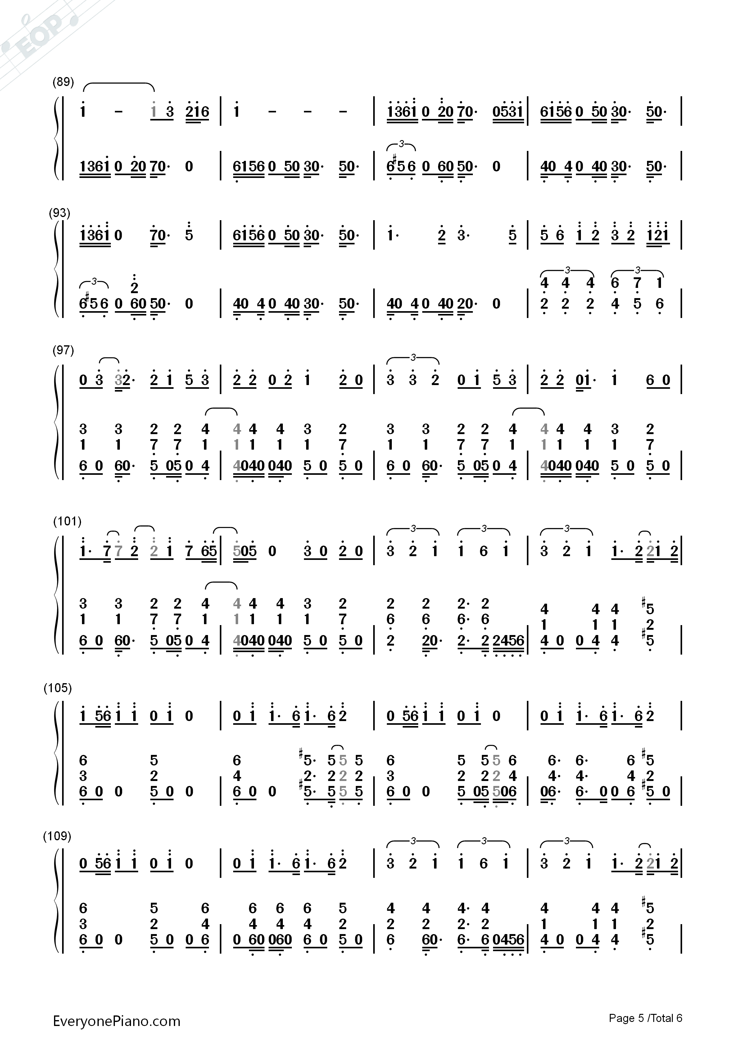 Rather_Be钢琴简谱_Clean_Bandit/Jess_Glynne演唱