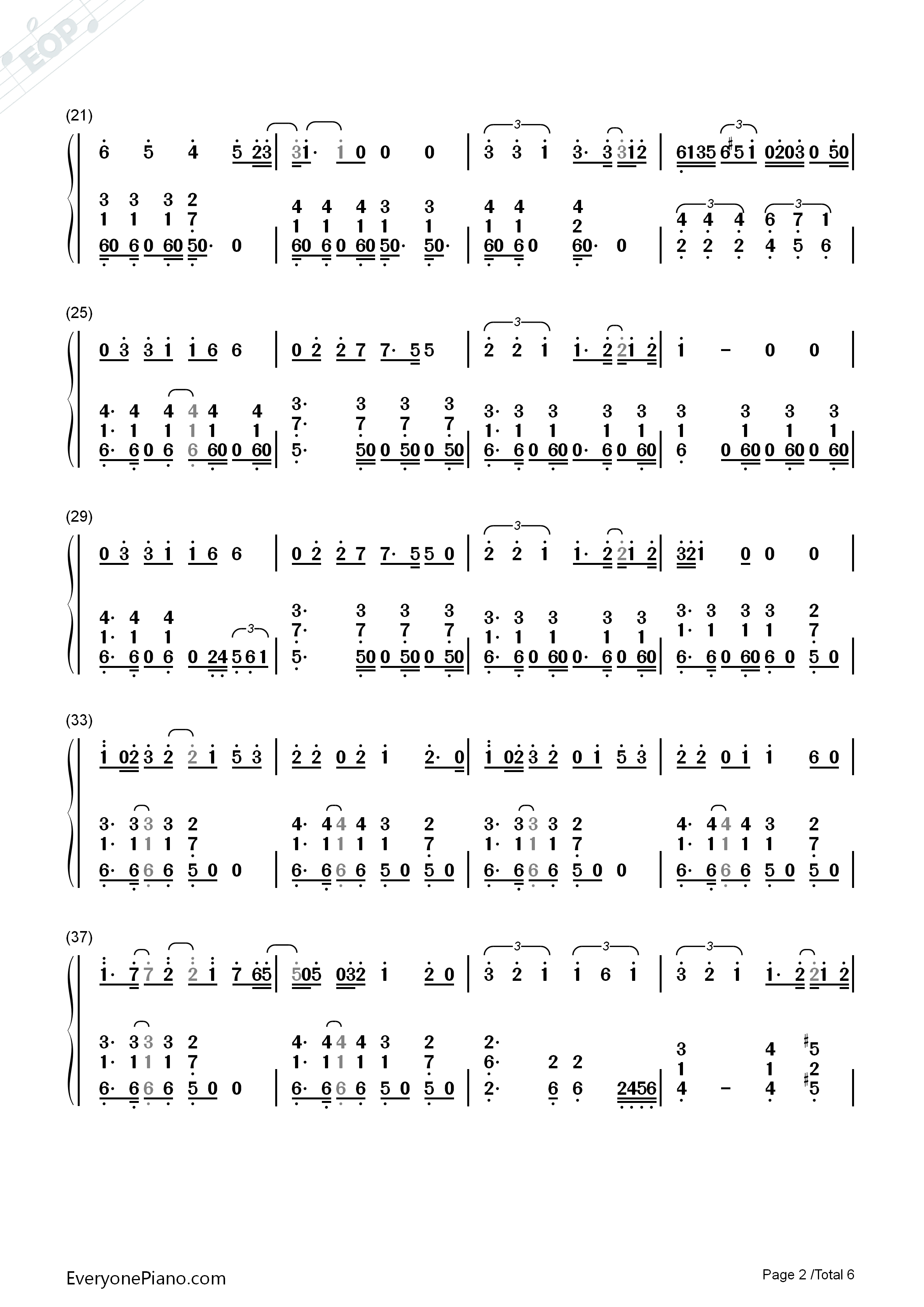 Rather_Be钢琴简谱_Clean_Bandit/Jess_Glynne演唱