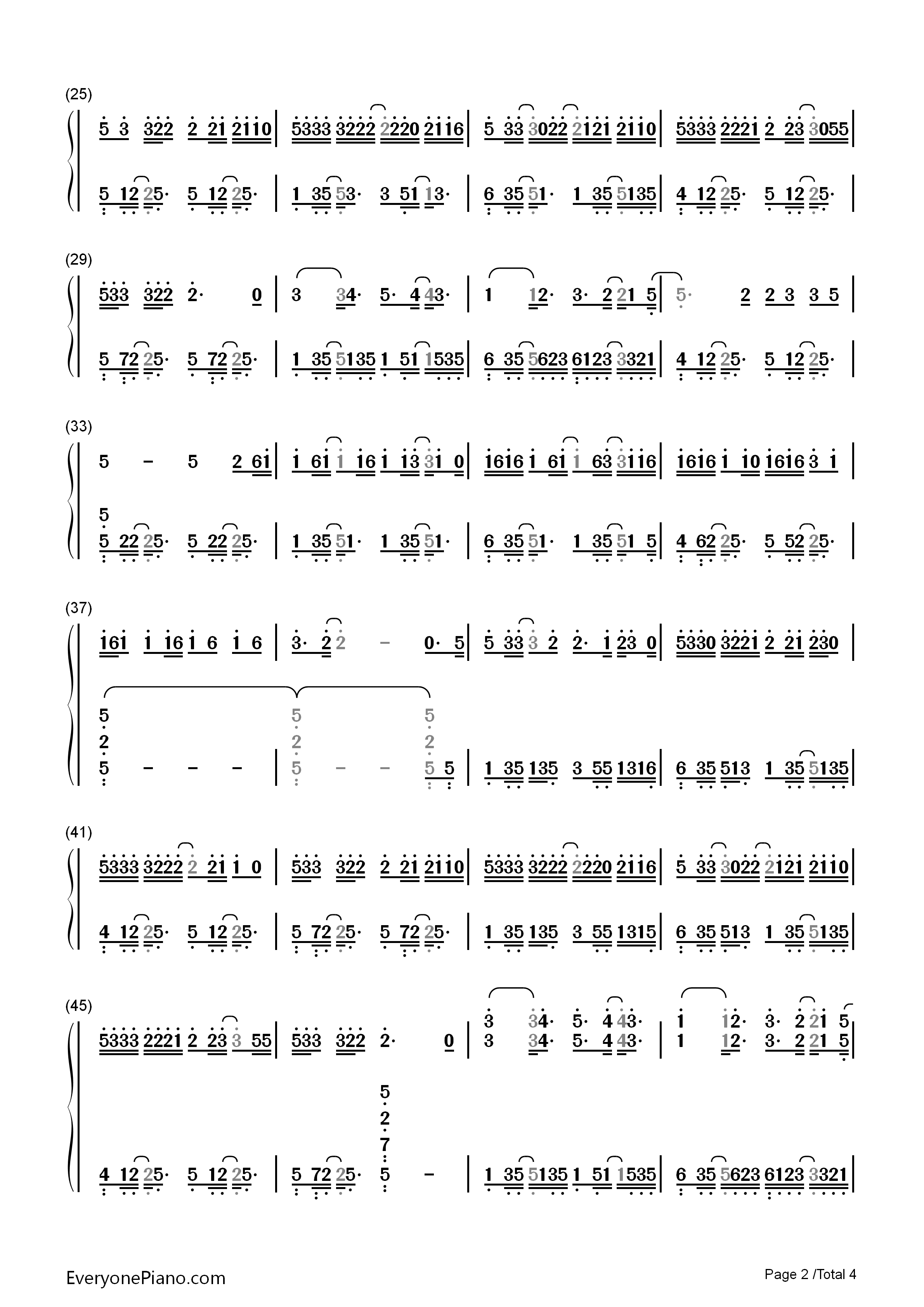 Meanwhile_Back_At_Mama's钢琴简谱_Tim_McGraw演唱