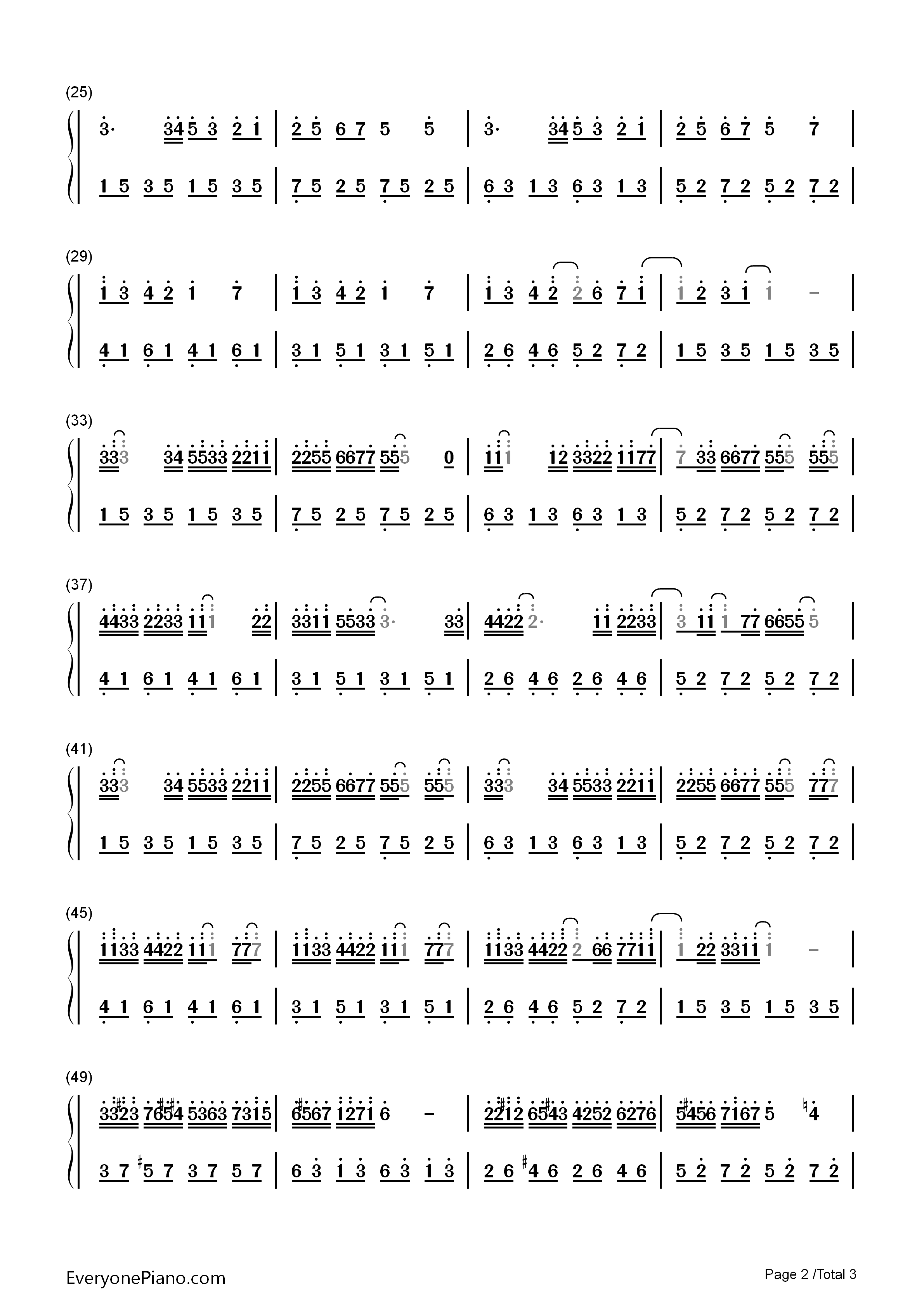 Summer_Picnic钢琴简谱_Yulia演唱