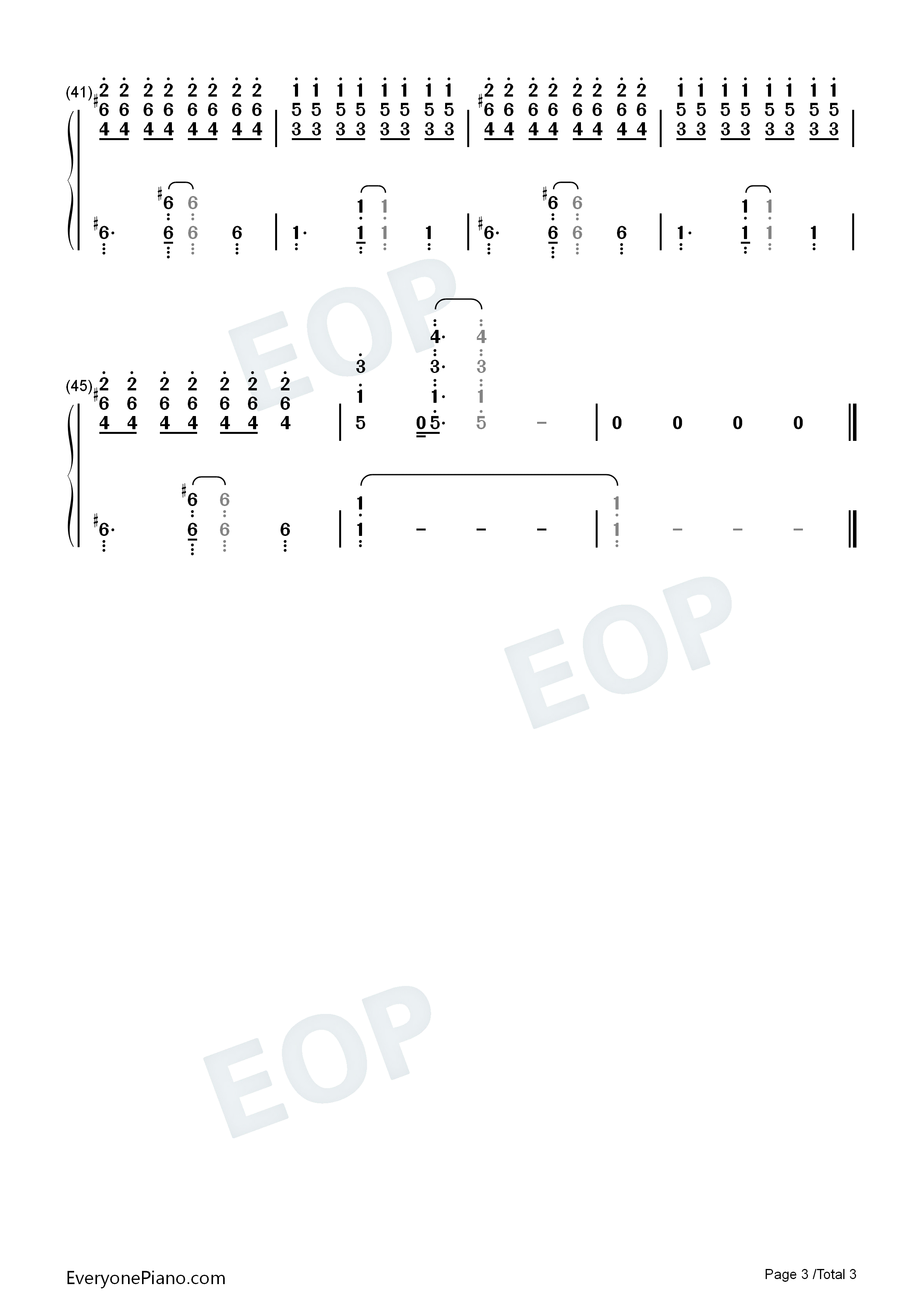 果てしなく远い空に钢琴简谱_THE_STAND_UP演唱