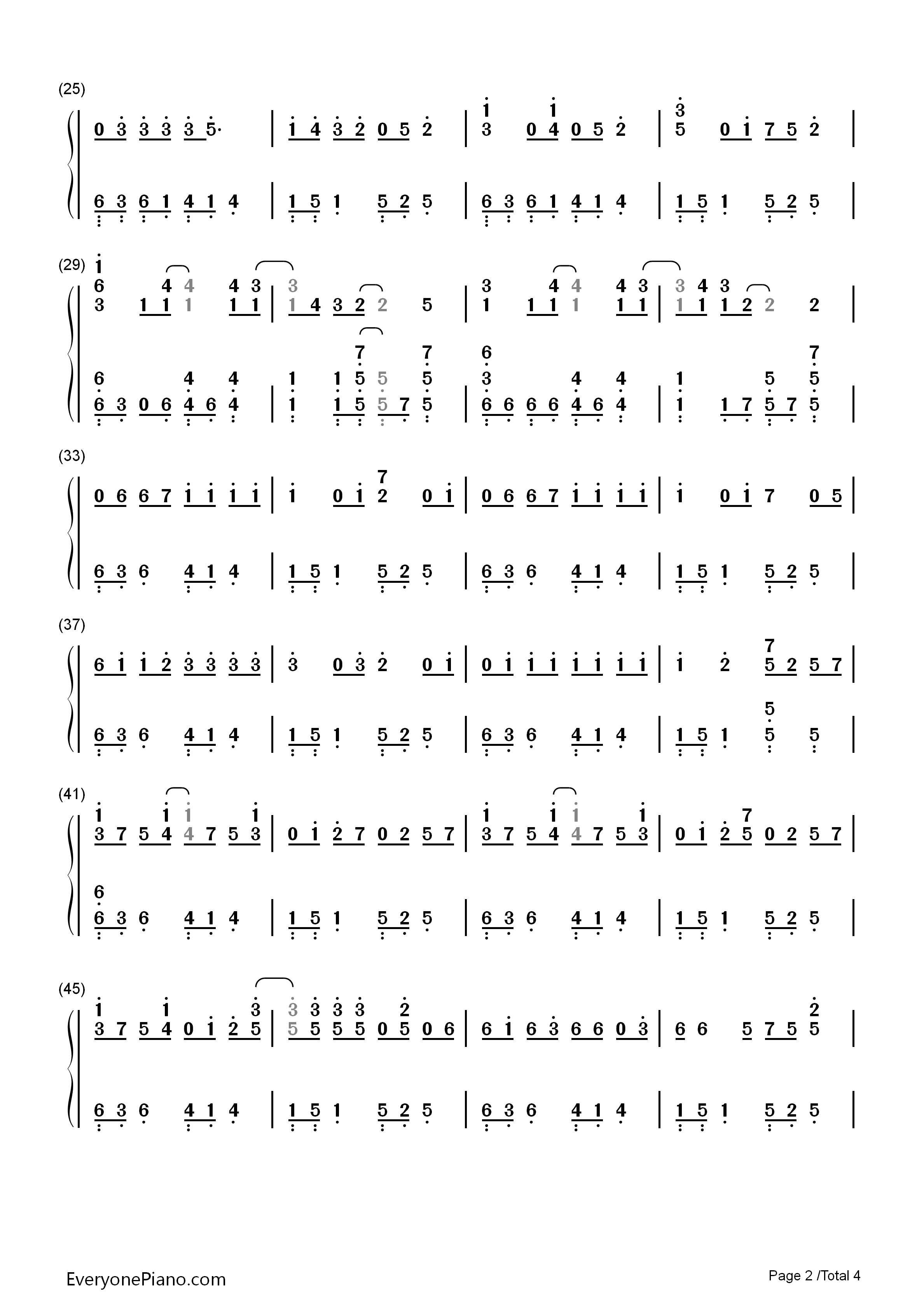 In_My_Head钢琴简谱_Jason_Derulo演唱