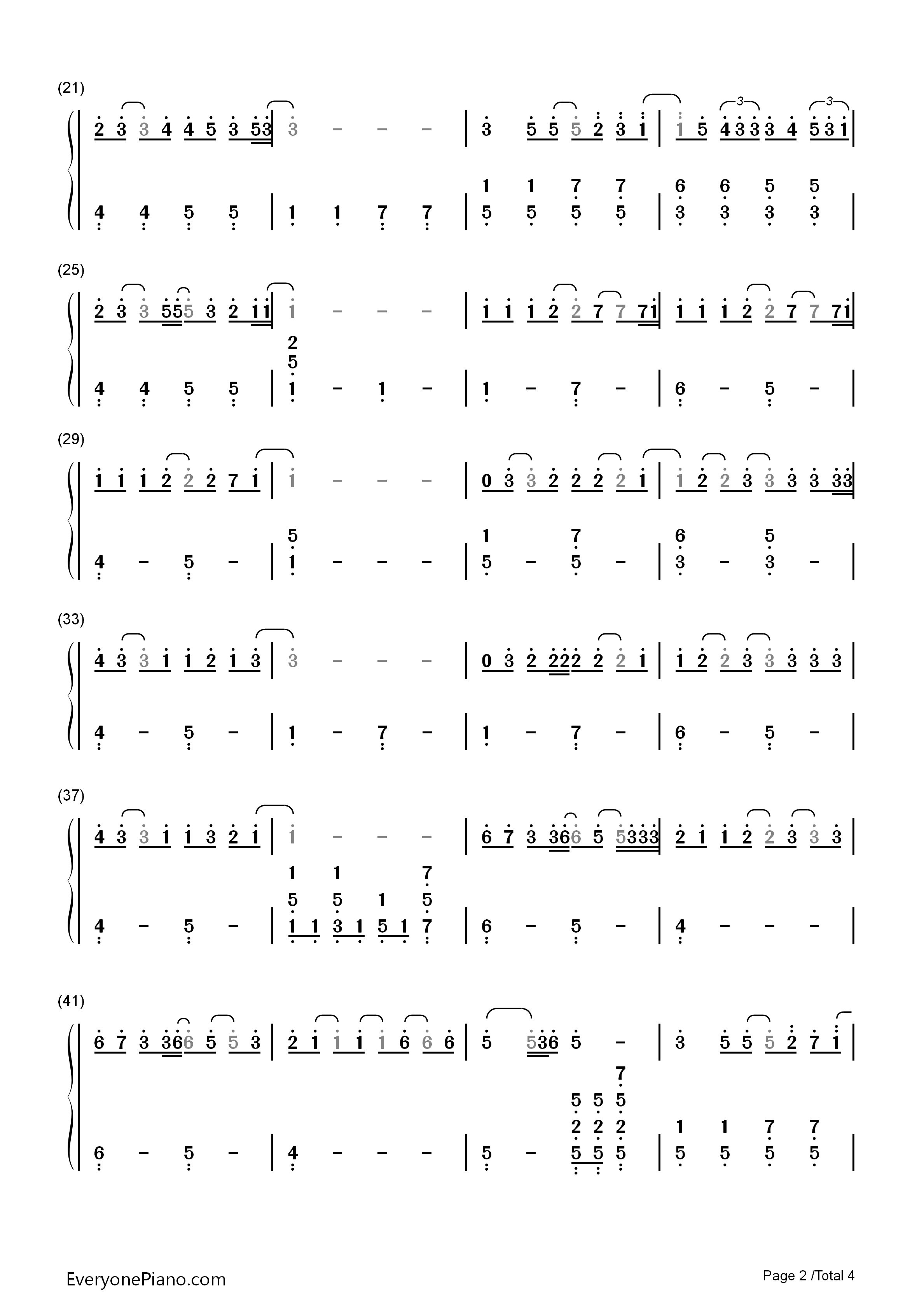 to_Mother钢琴简谱_YUI演唱