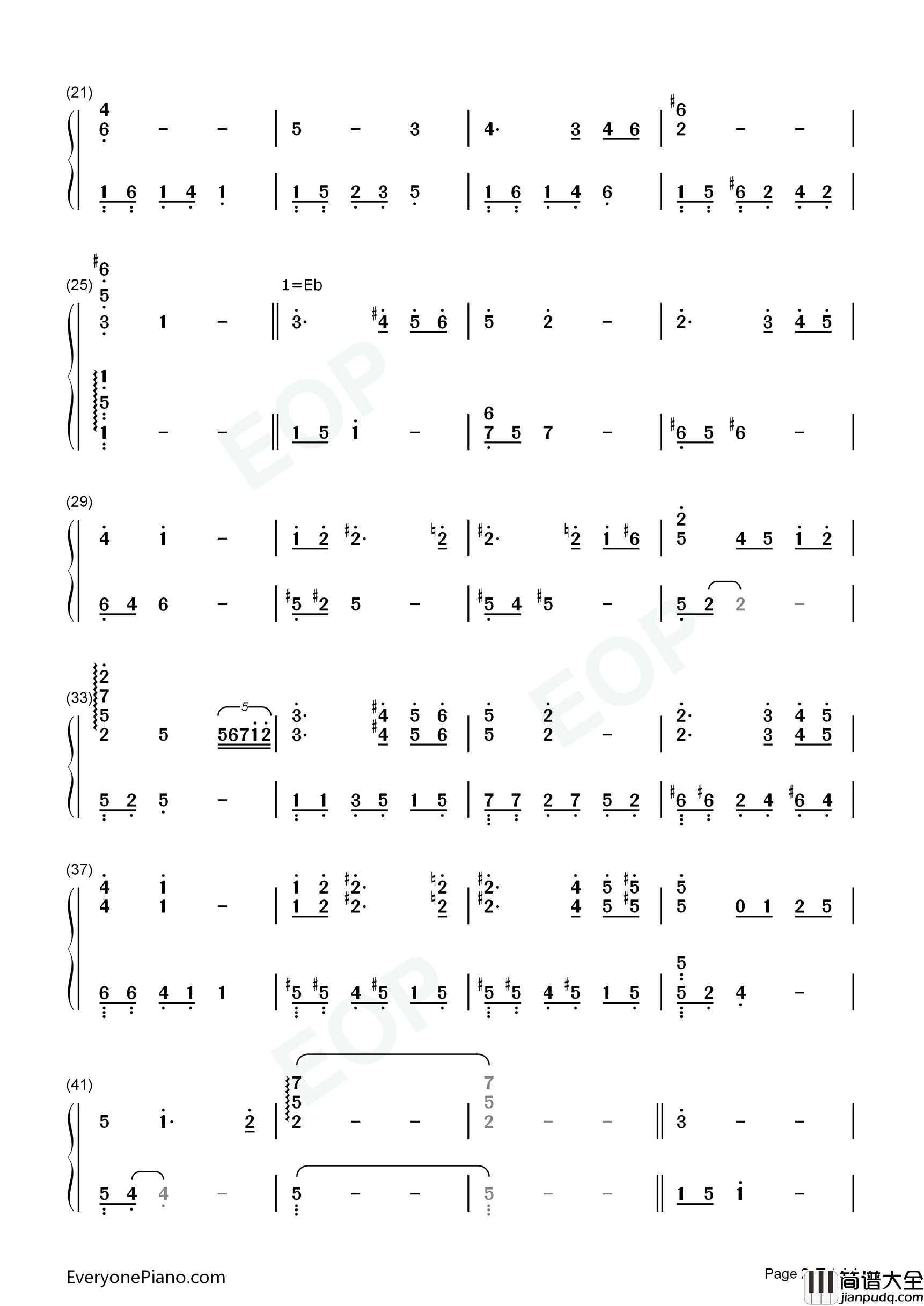 Missing_You钢琴简谱_Various_Artists演唱